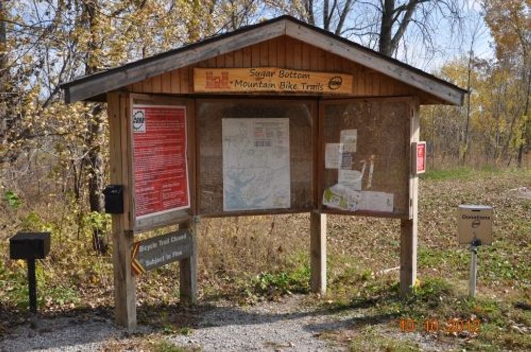 Sugar Bottom Mountain Bike Trail Head