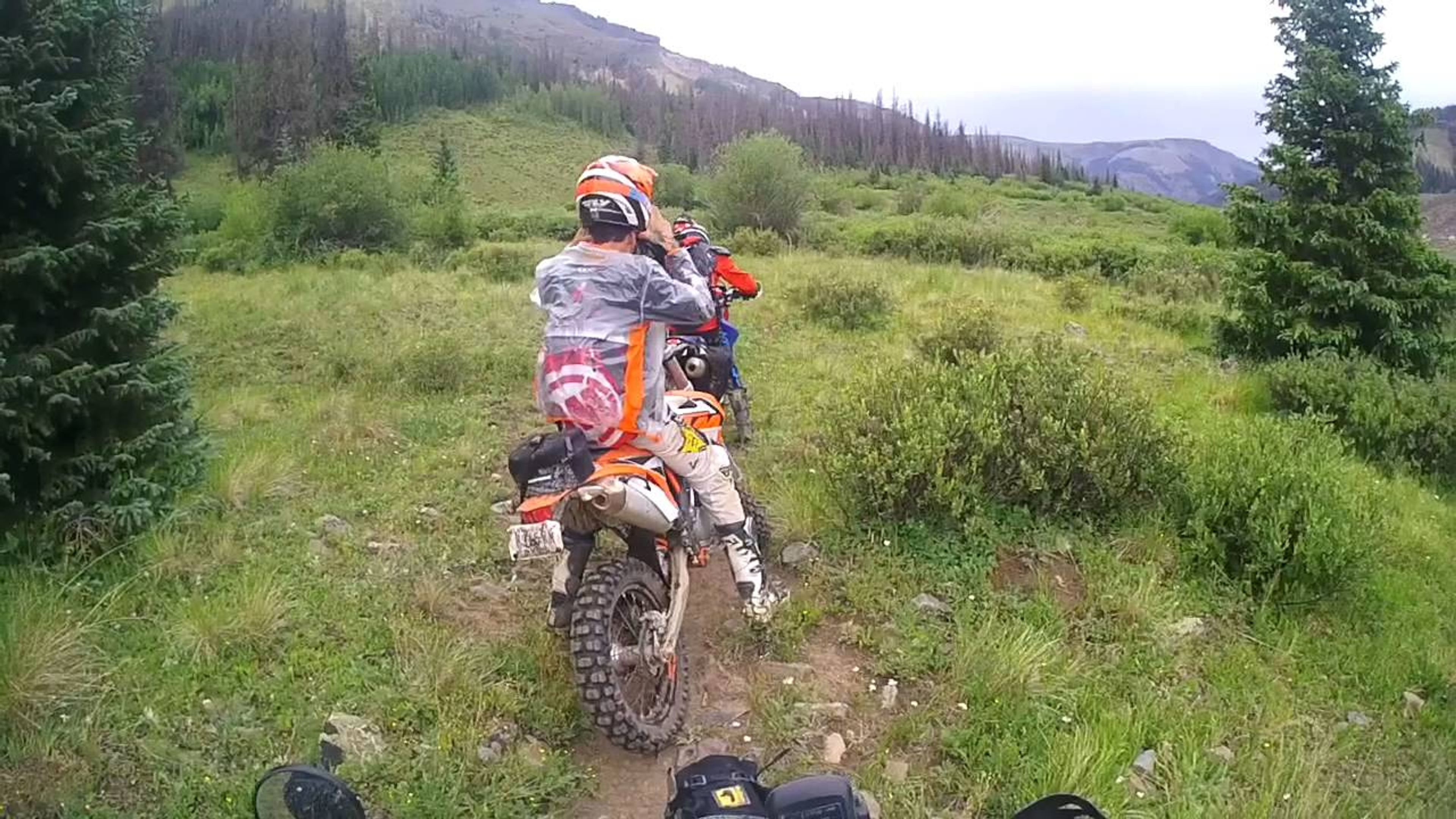 Dirt biking West Lost Trail.  Photo courtesty of https://www.uncovercolorado.com/. Photo by Uncovercolorado.com.