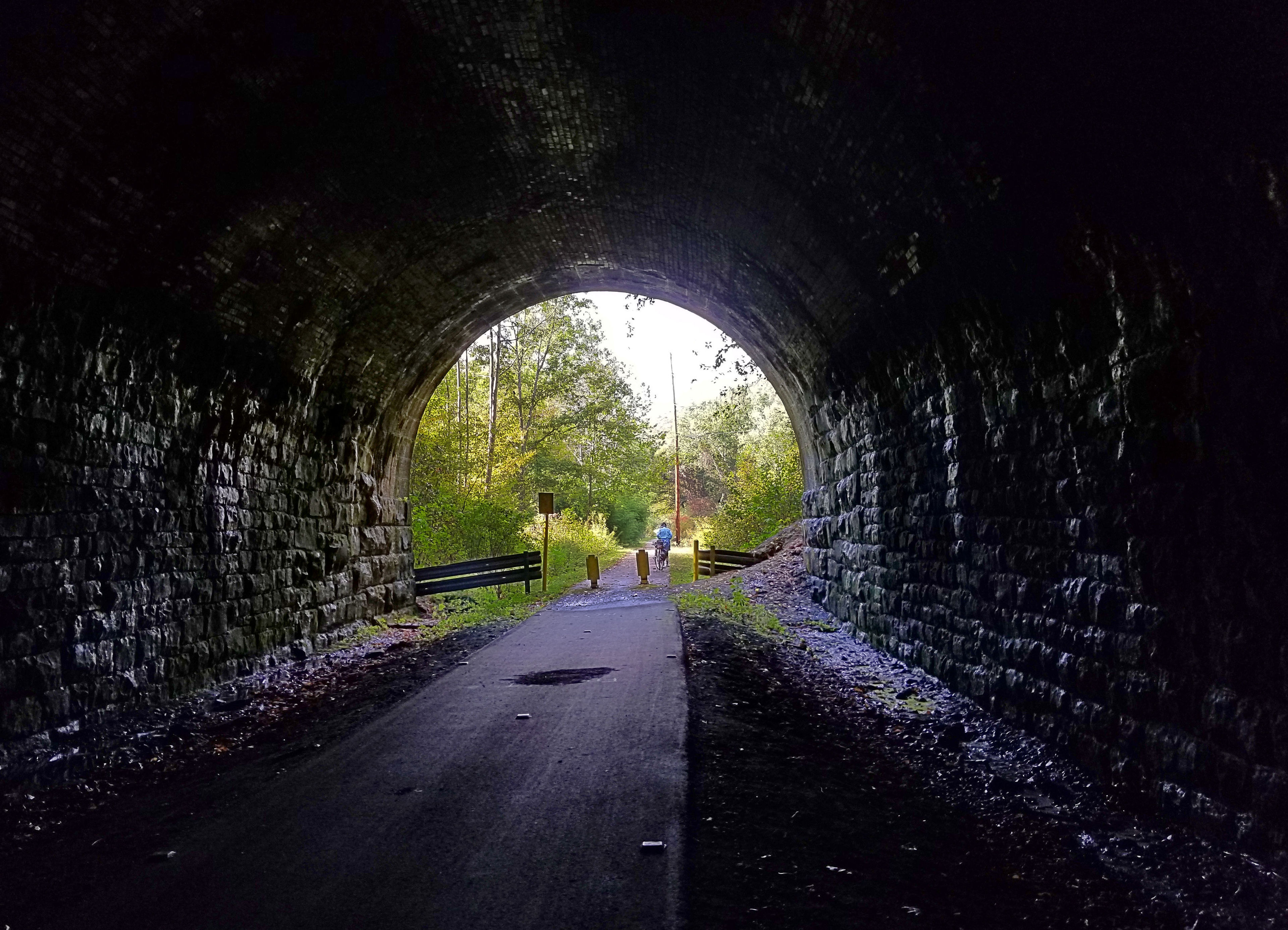 Light at the End of the Tunnel. Photo by Mary Shaw.