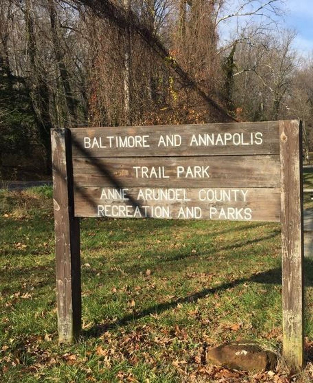 Trail signage.