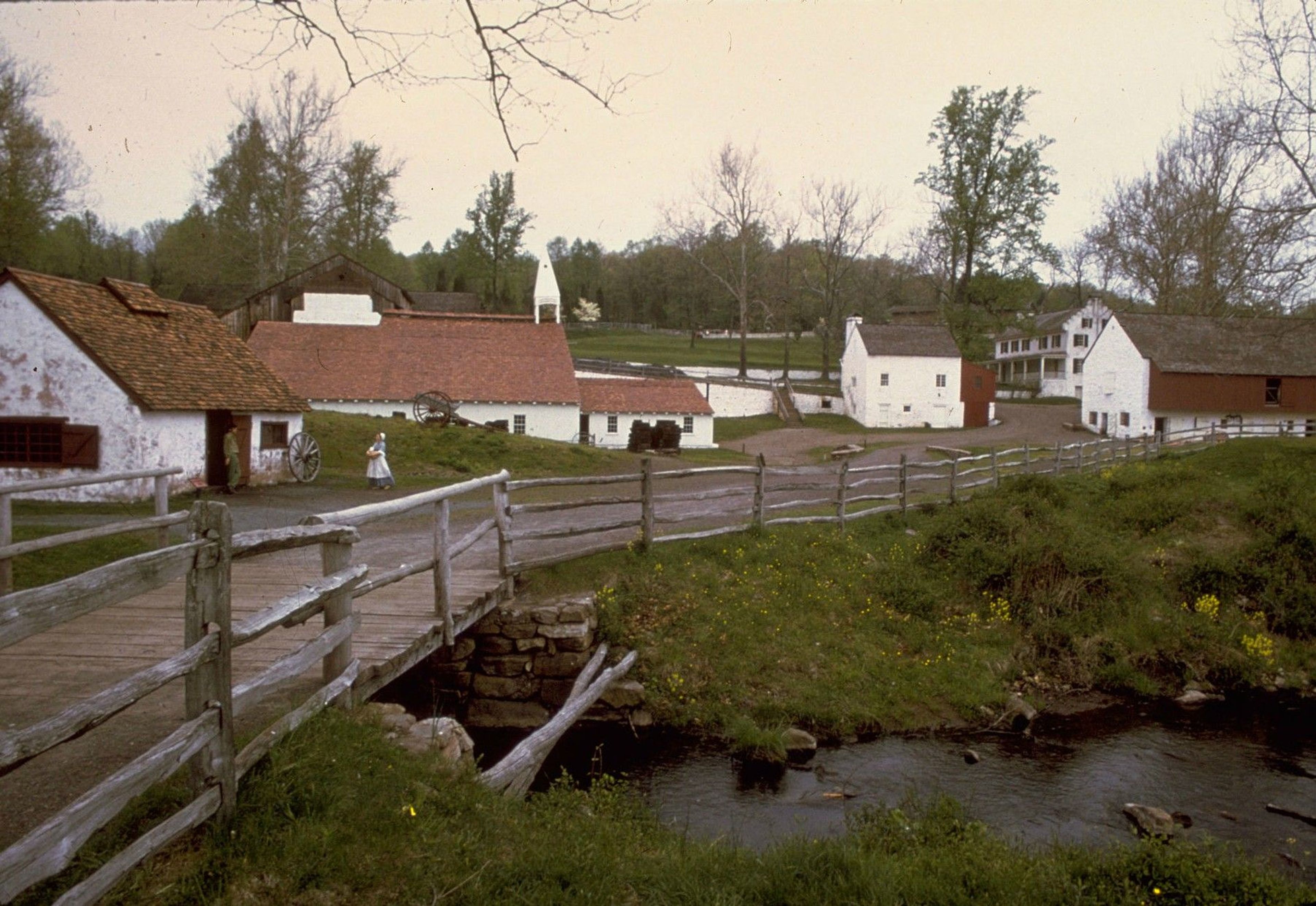 Hopewell Furnace, an iron plantation, operated from 1771-1883. Photo by NPS.