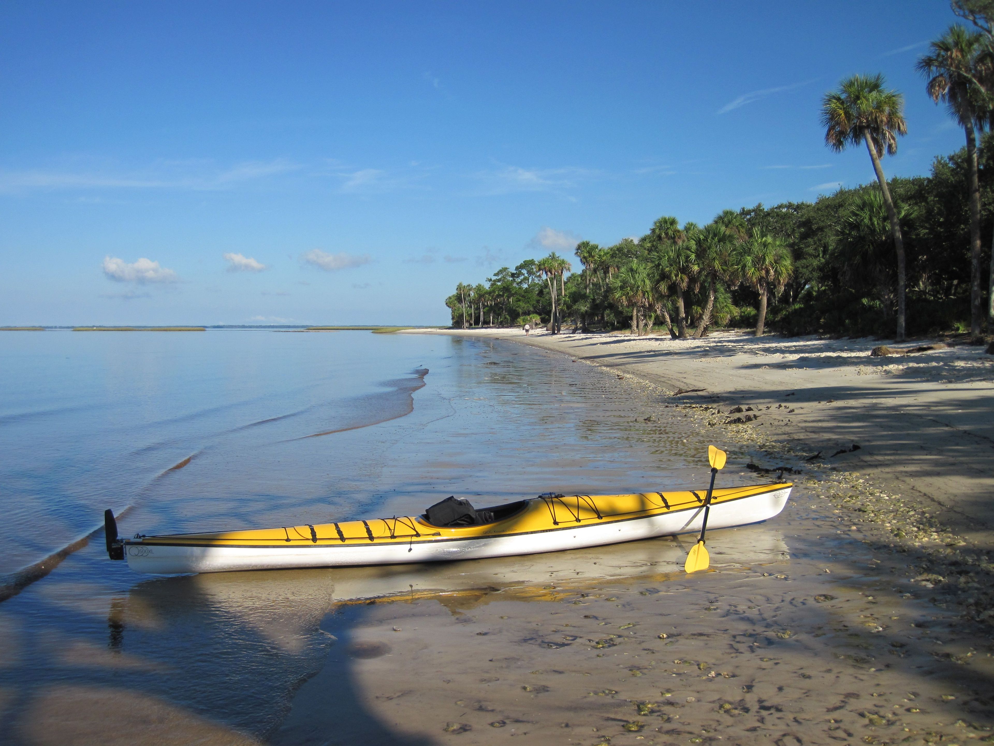 Kayak on Big Pine Island. Photo by Doug Alderson.