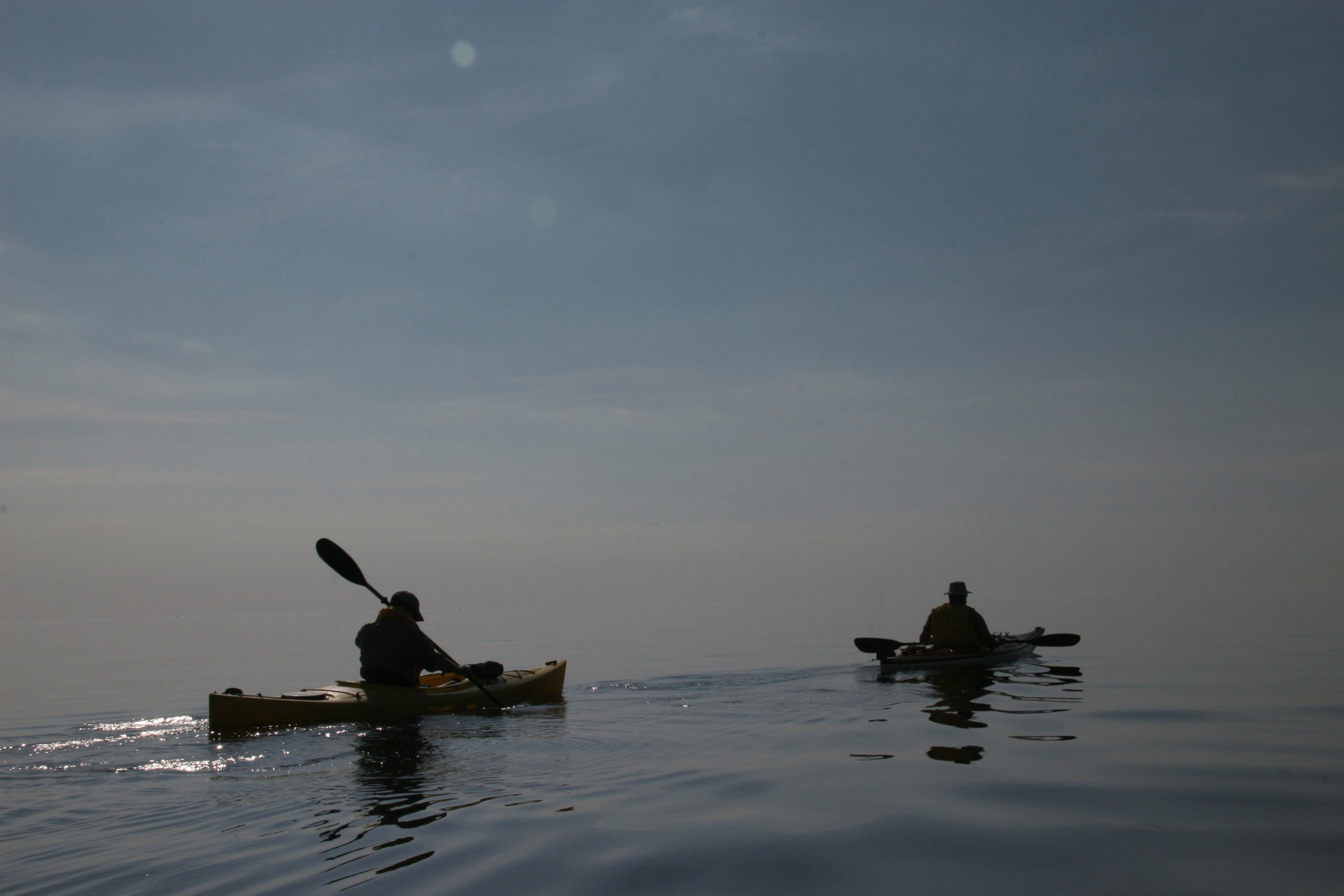 Paddlers on the trail. Photo by Doug Alderson.