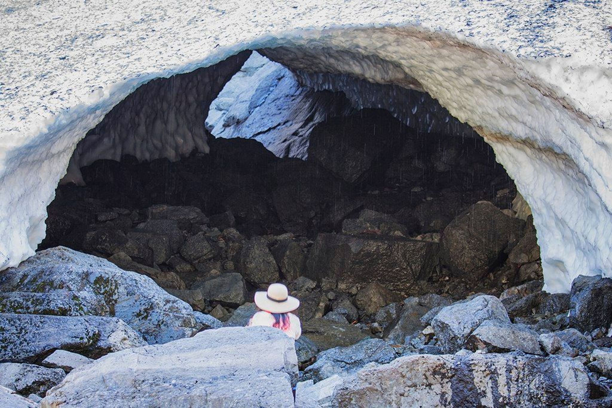 One of Big Four ice caves. Photo by Steven Pavlov.