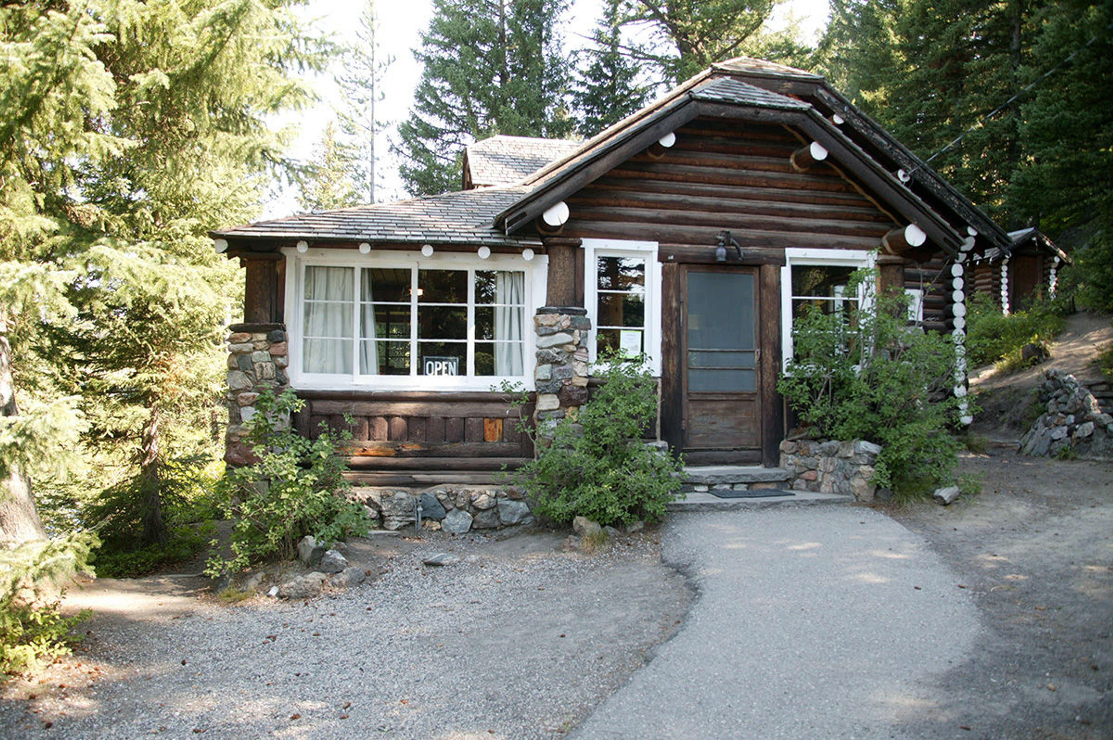 Johnny Sack Cabin at Big Springs, Island Park, Idaho. Photo by wiki James N Perdue.