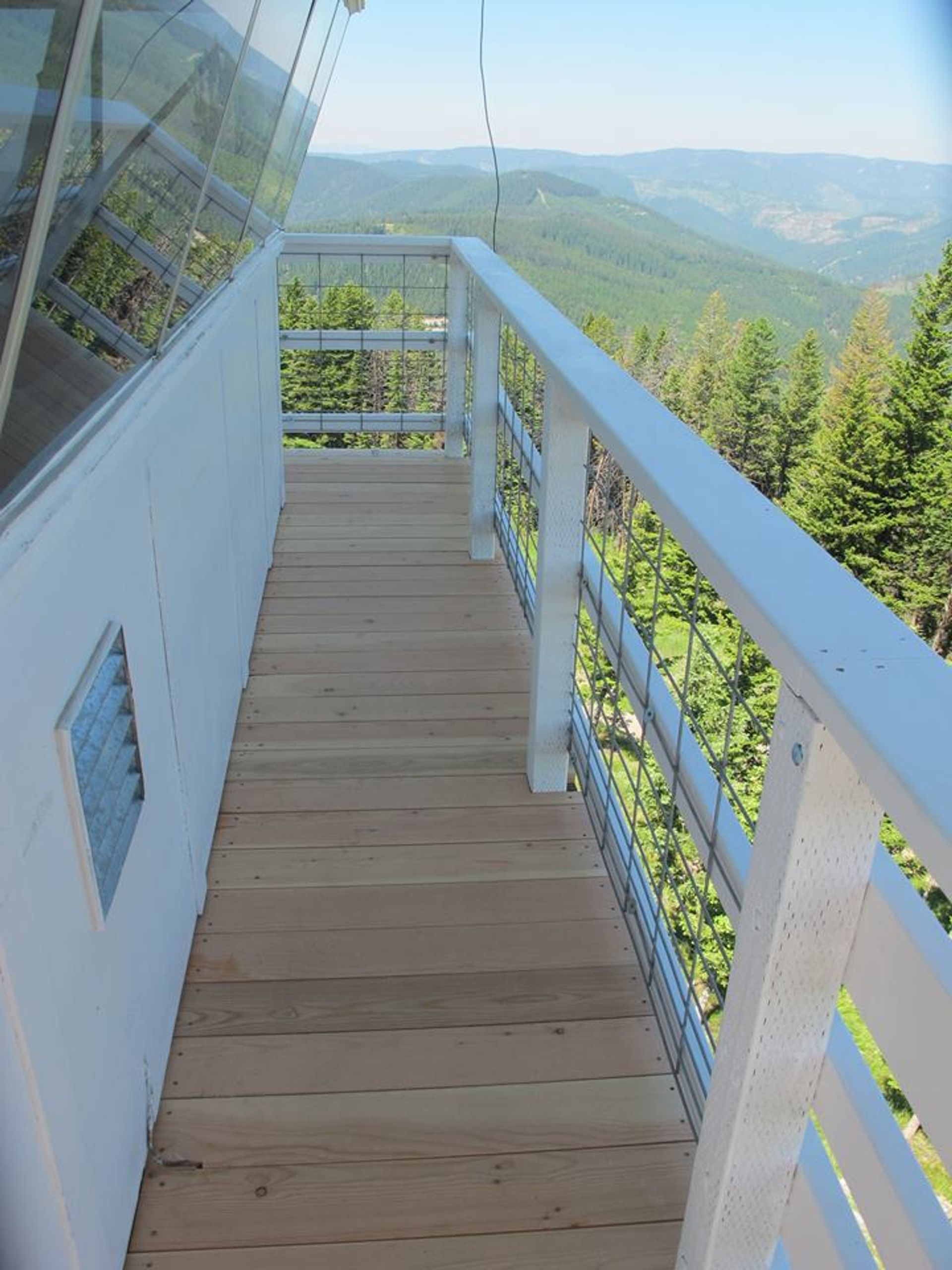 View from Blue Mountain Fire Lookout. Photo by USFS-Lolo NF.