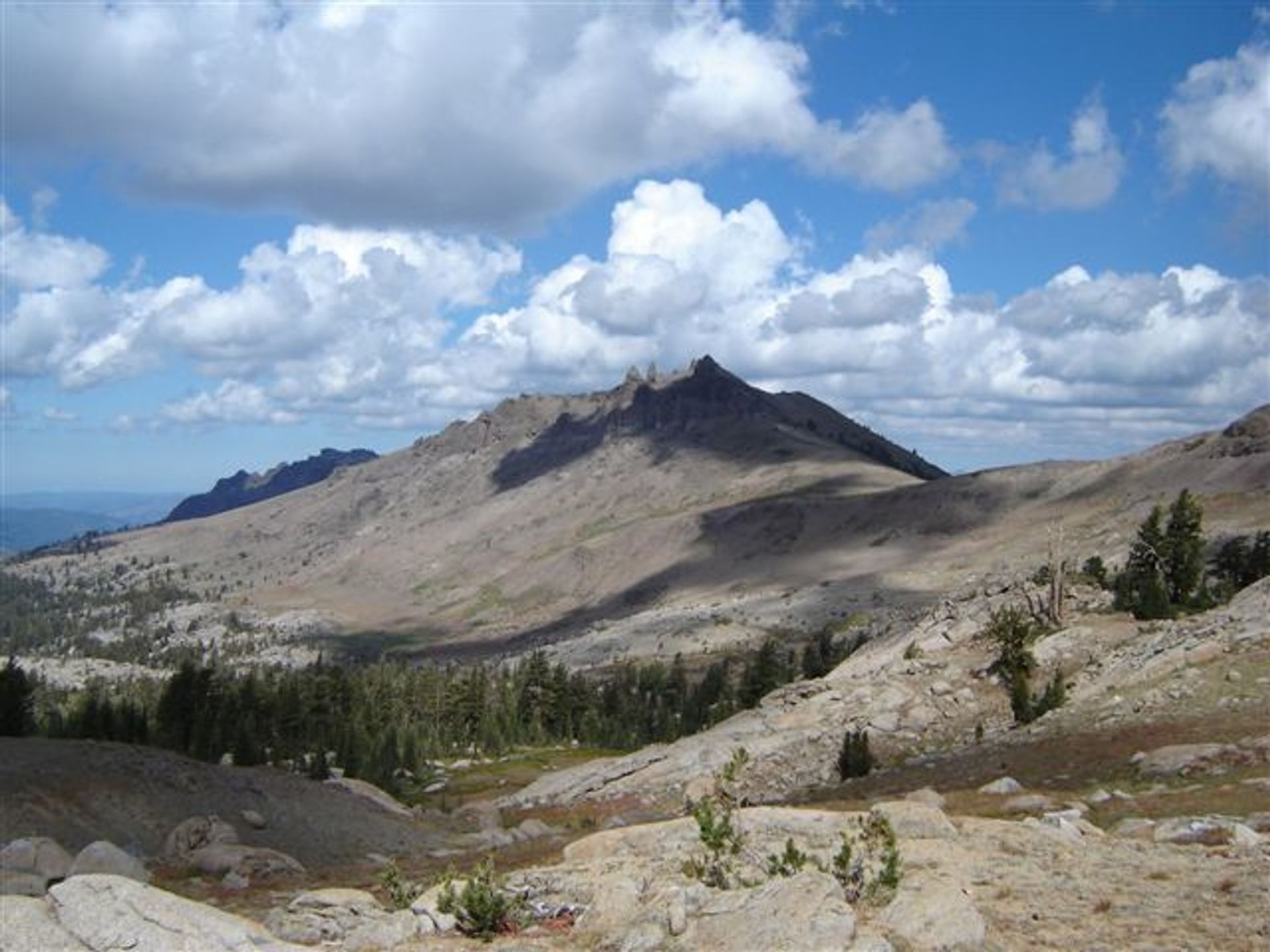 Covered Wagon Peak taken from Squaw Ridge. Photo by Kimberli Fish.