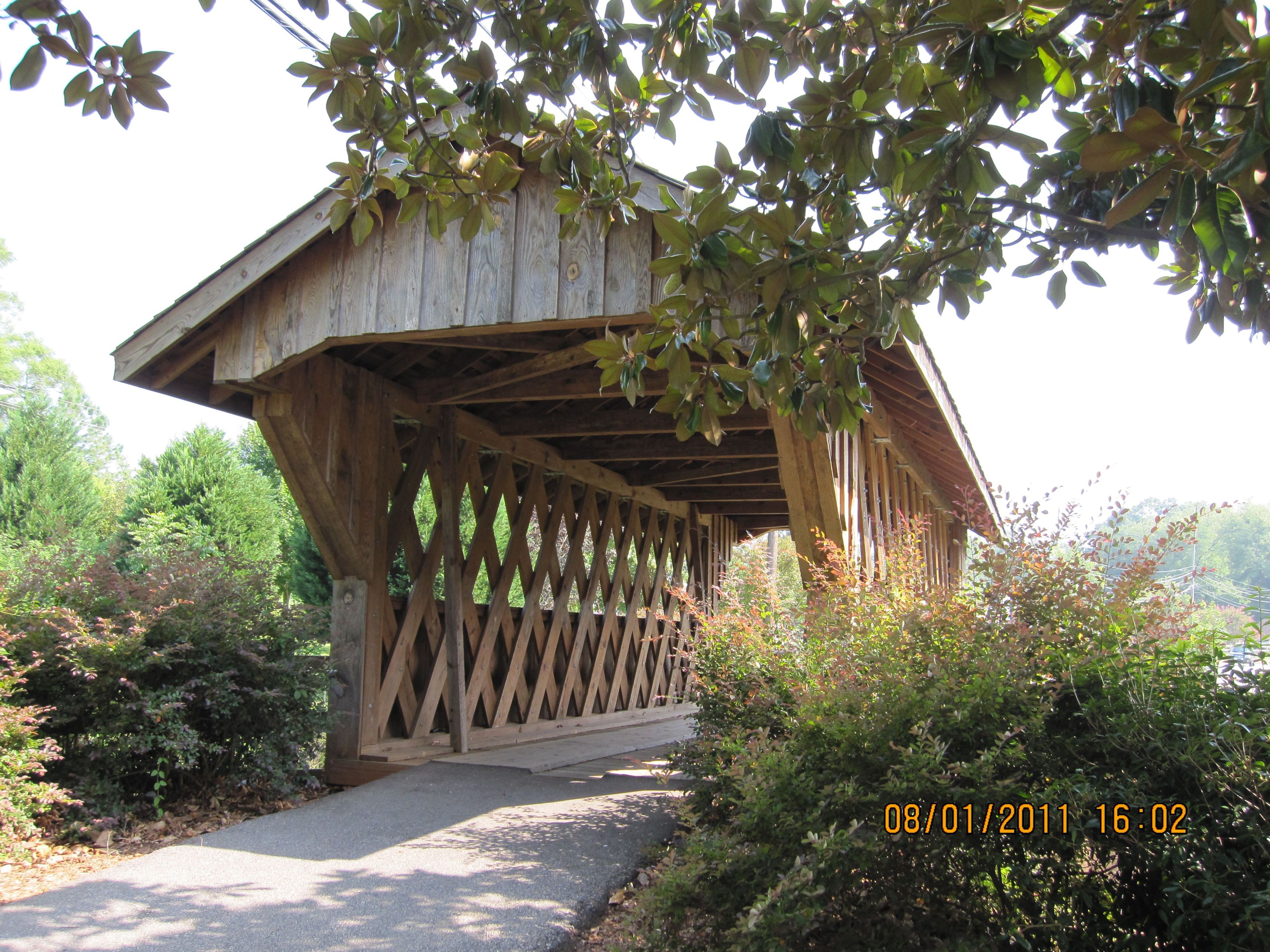 Covered bridge. Photo by Rob Grant.