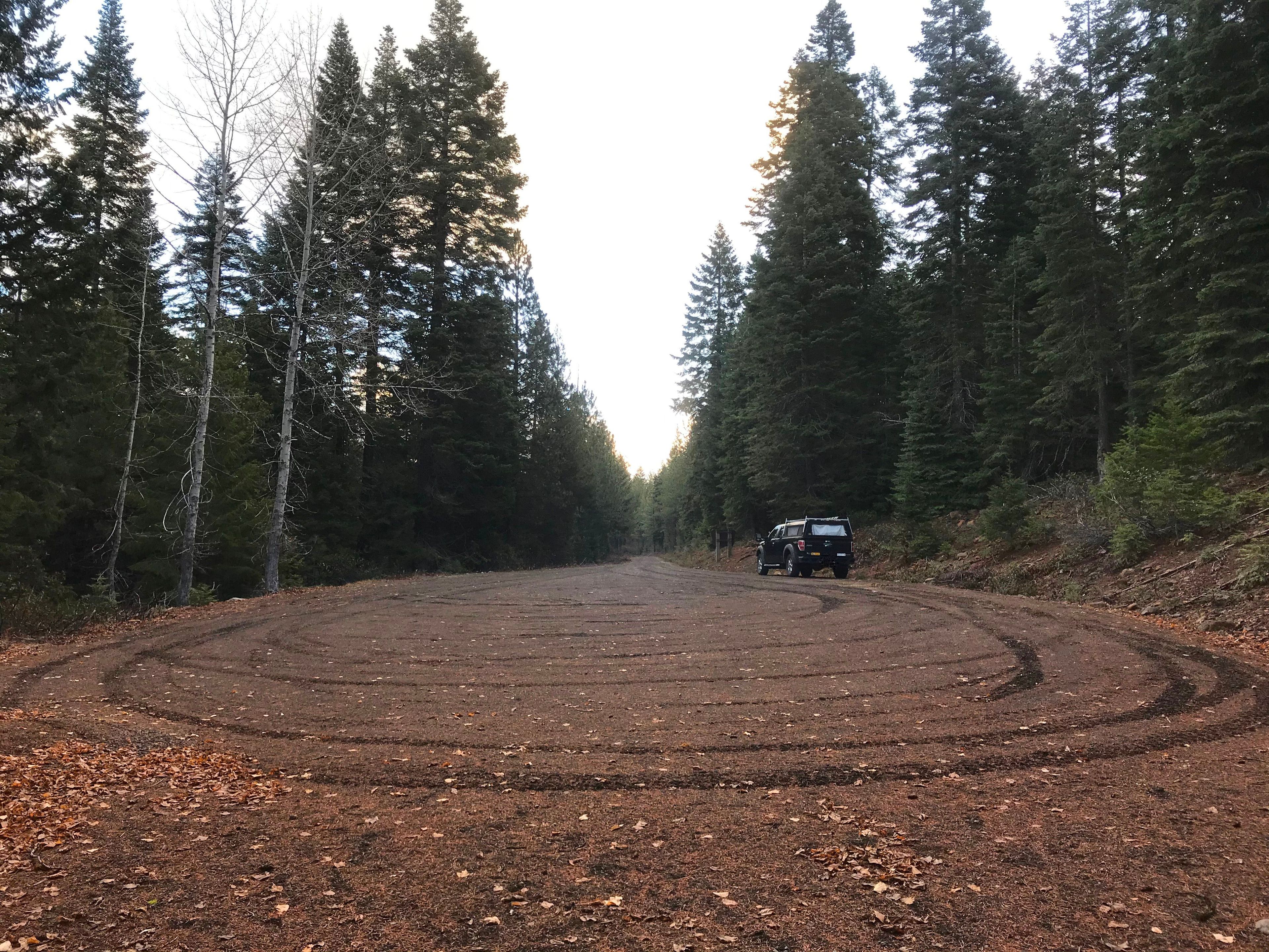 Parking Area. Photo by Pam Riches.