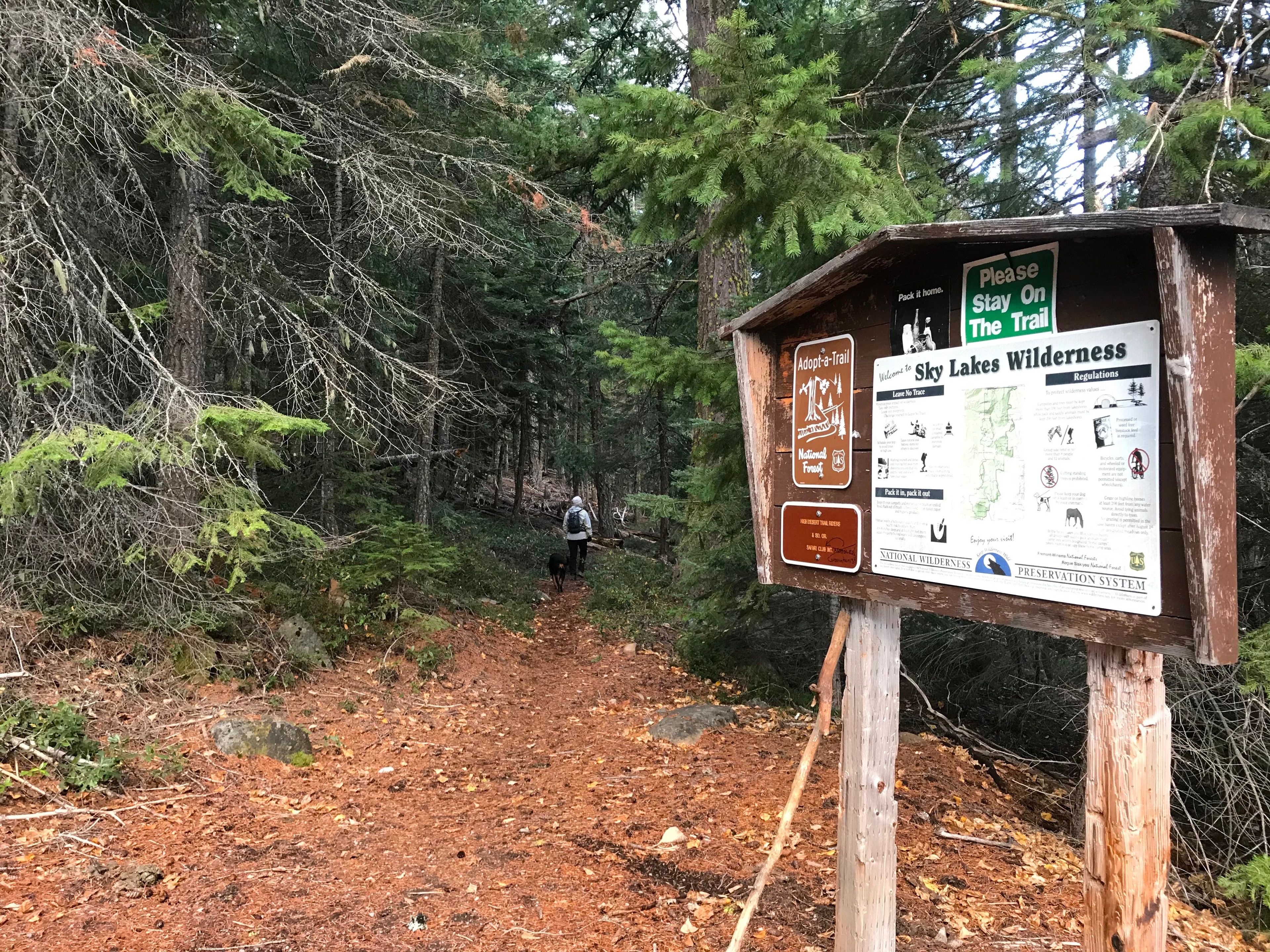 Trailhead. Photo by Pam Riches.