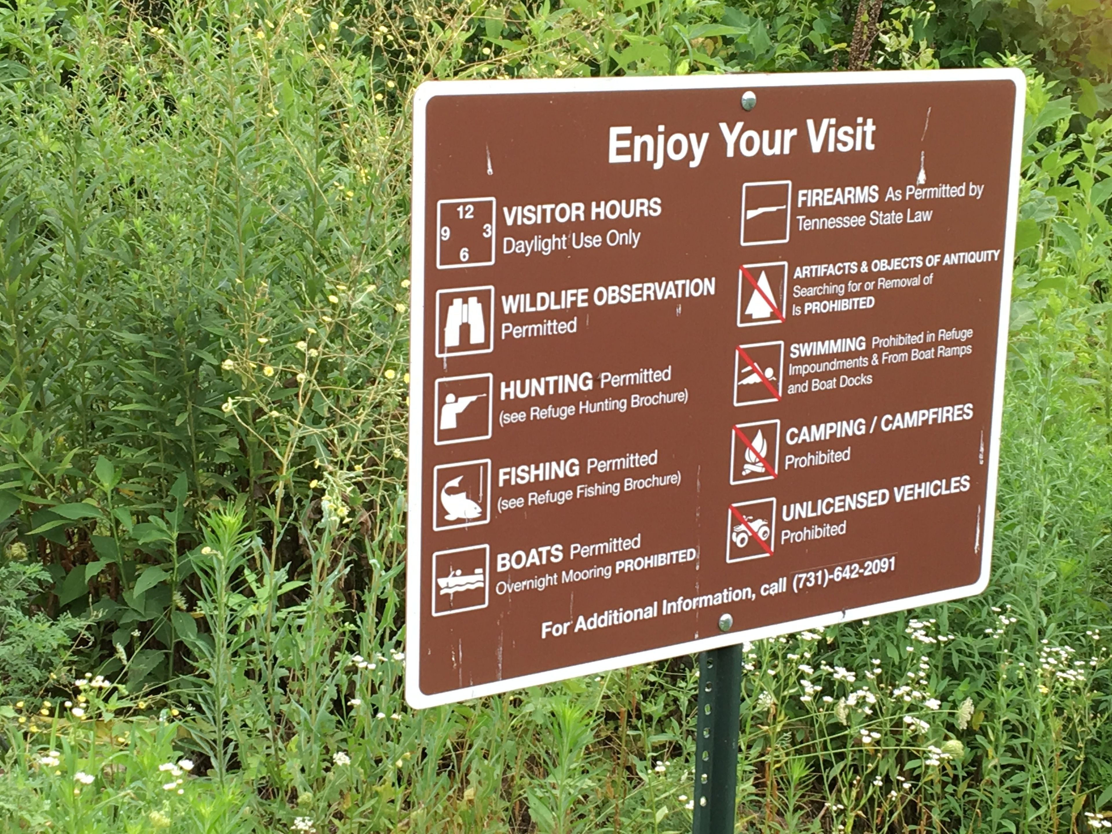 As a national wildlife refuge, there are special visitor guidelines to follow while in the area. Photo by Donna Kridelbaugh.