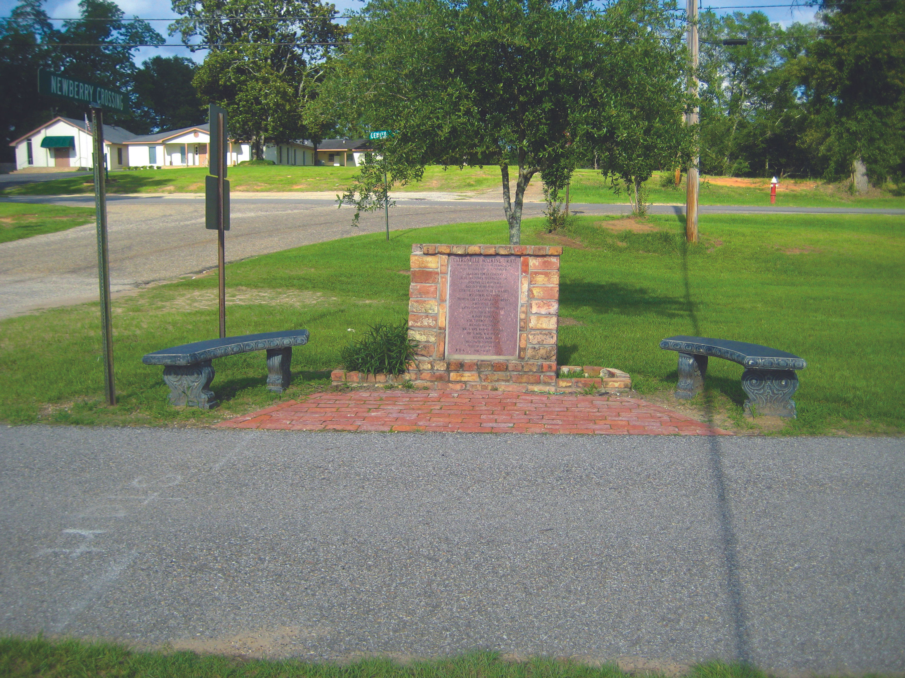 Start of Citronelle Walking Trail.