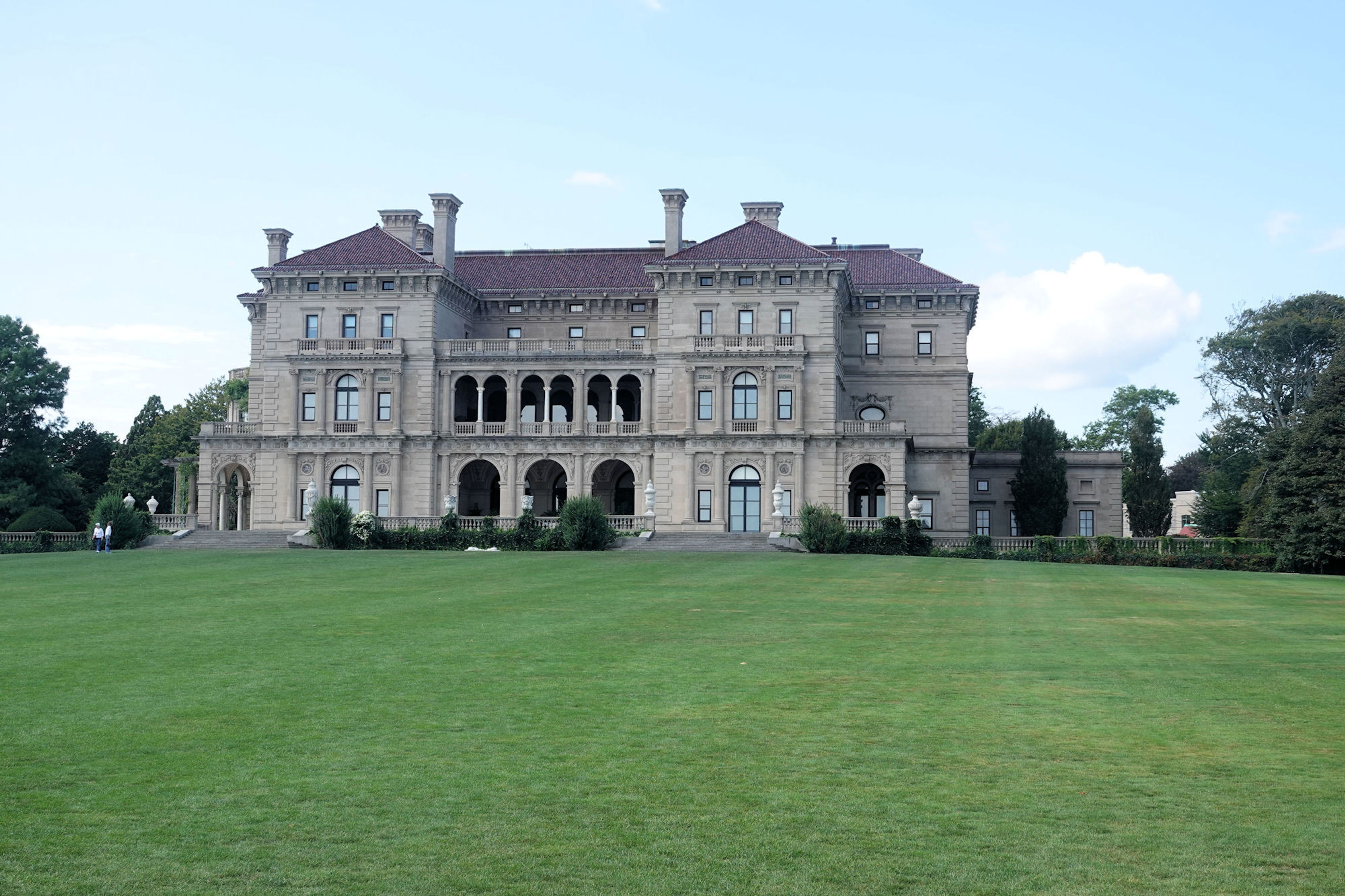 Cliff Walk - view of the Breakers from the trail - 9-9-19. Photo by Jim Walla.