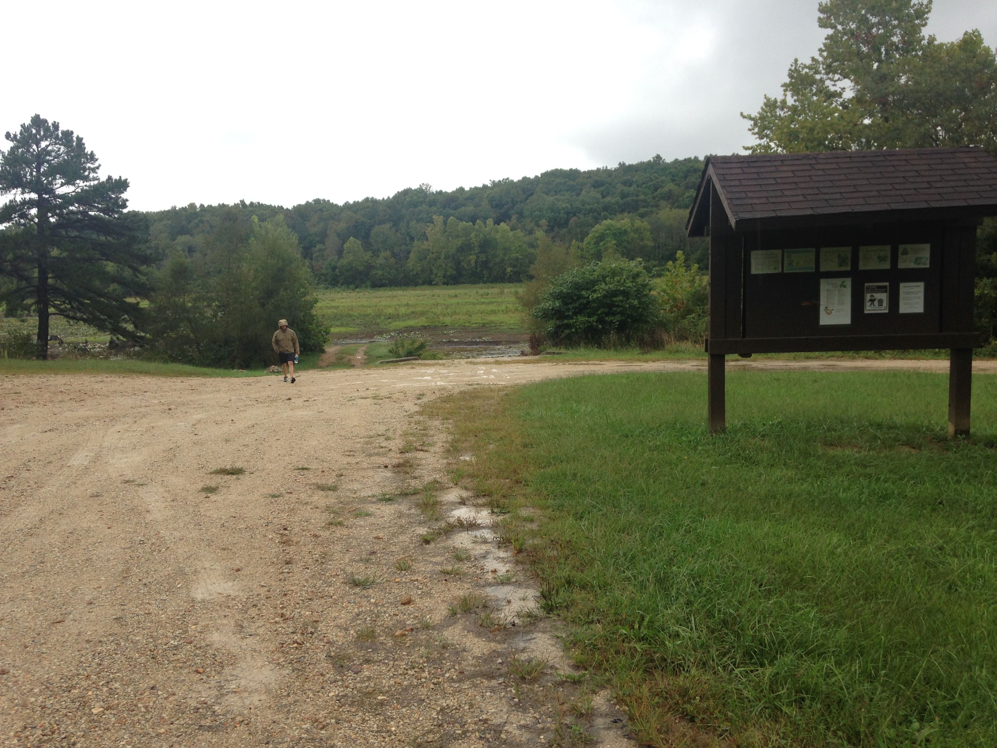 There is ample parking available at the trailhead but no camping is allowed. Photo by Donna Kridelbaugh & John Stone.