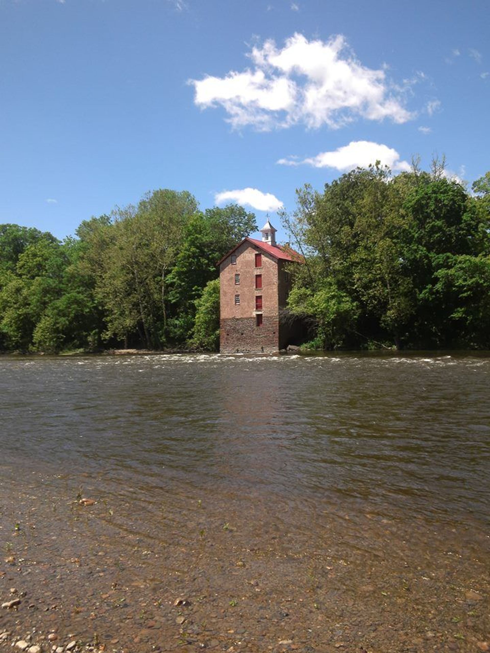 Stover Mill on the Middle Delaware. Photo by John Bumberger.