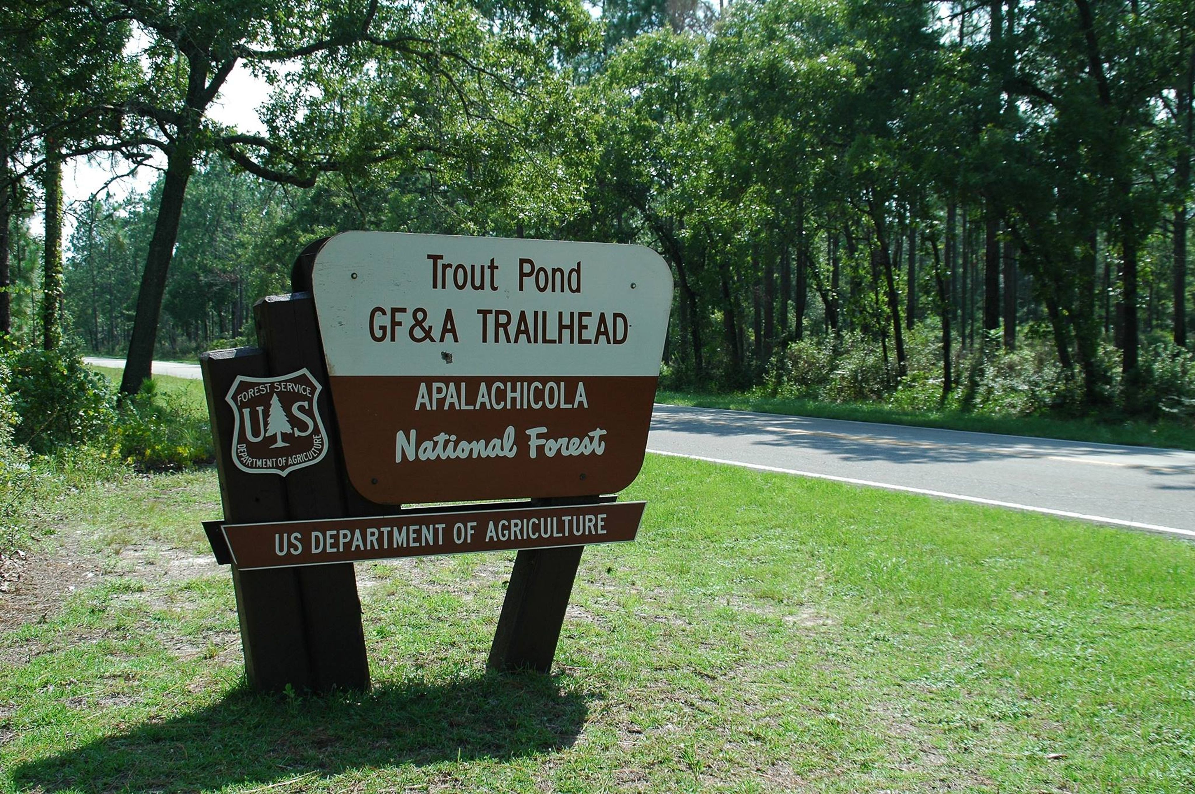 Trout Pond Trailhead. Photo by USFS.