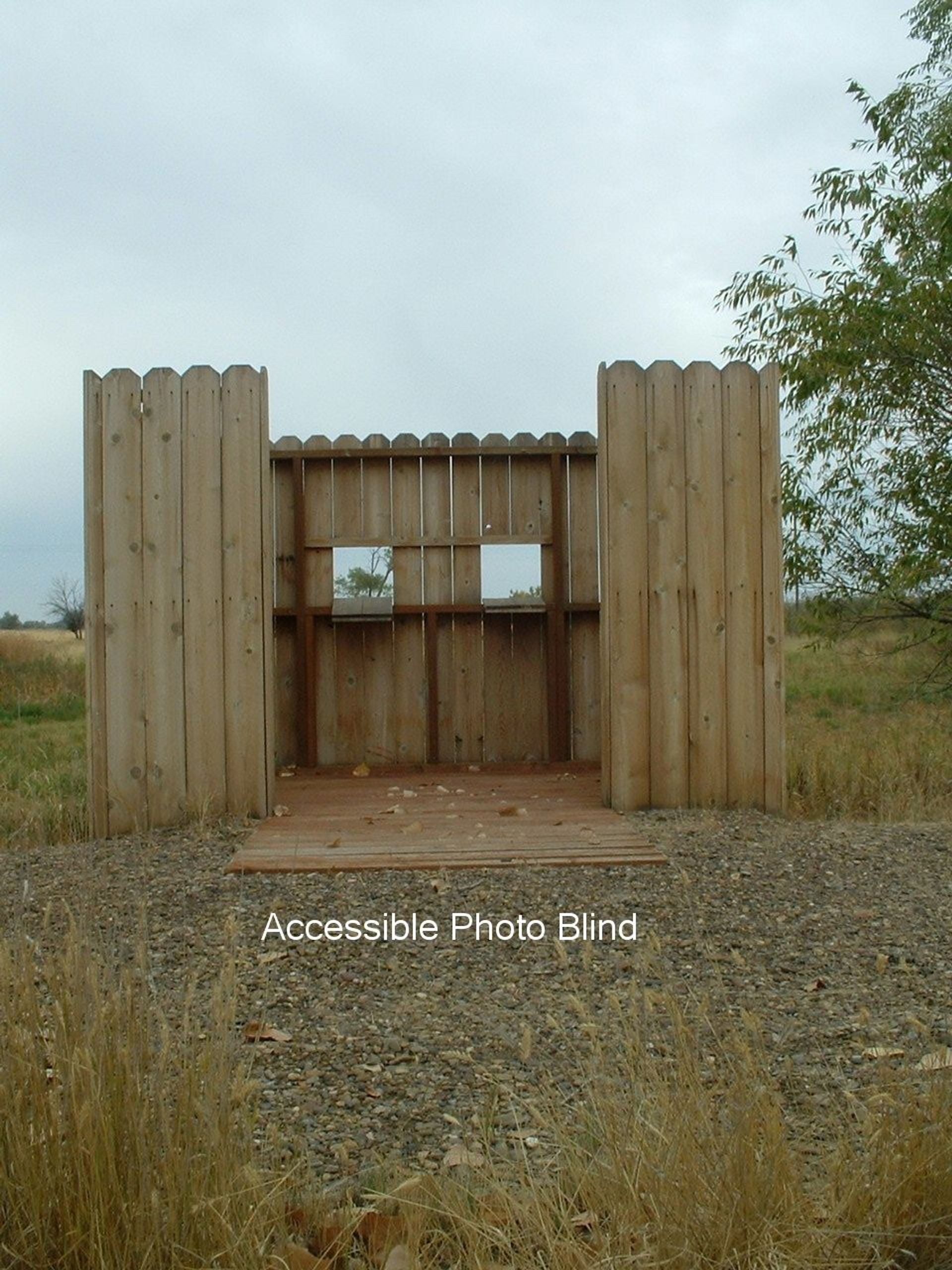 Accessible photo blind. Photo by Carmen Luna.