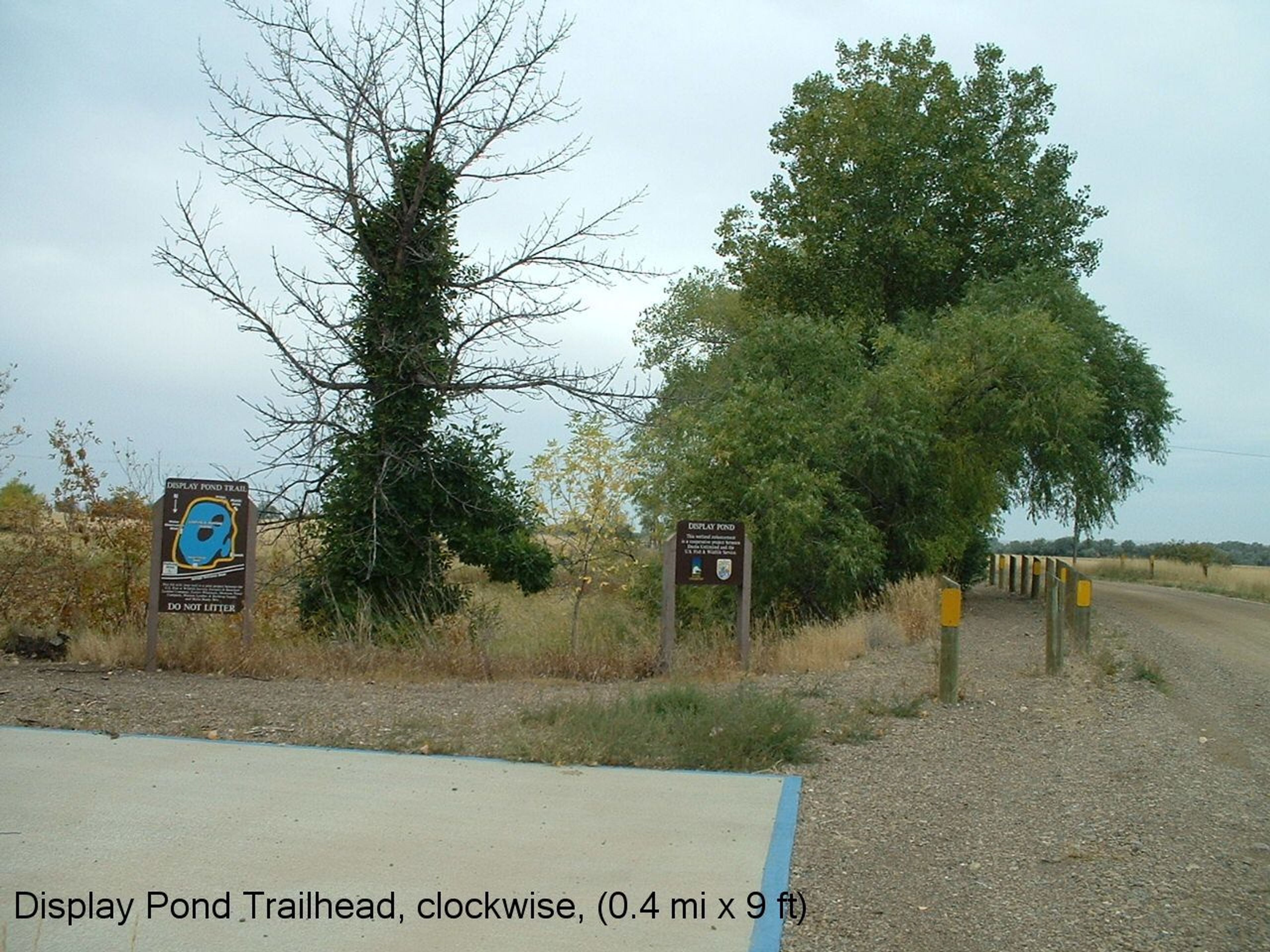 Display Pond Trailhead. Photo by Carmen Luna.