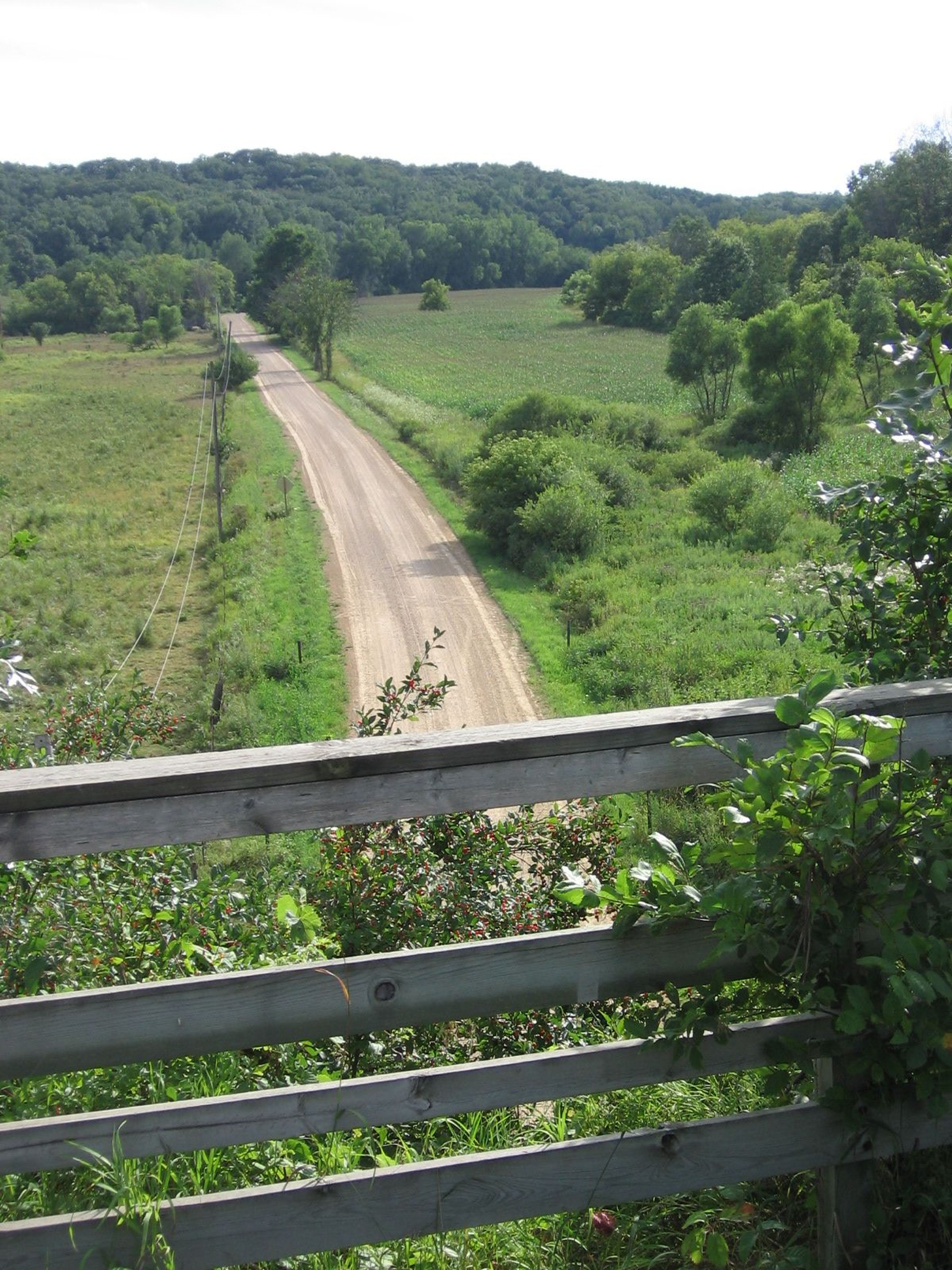 View from trail bridge. Photo by Greg Walther.