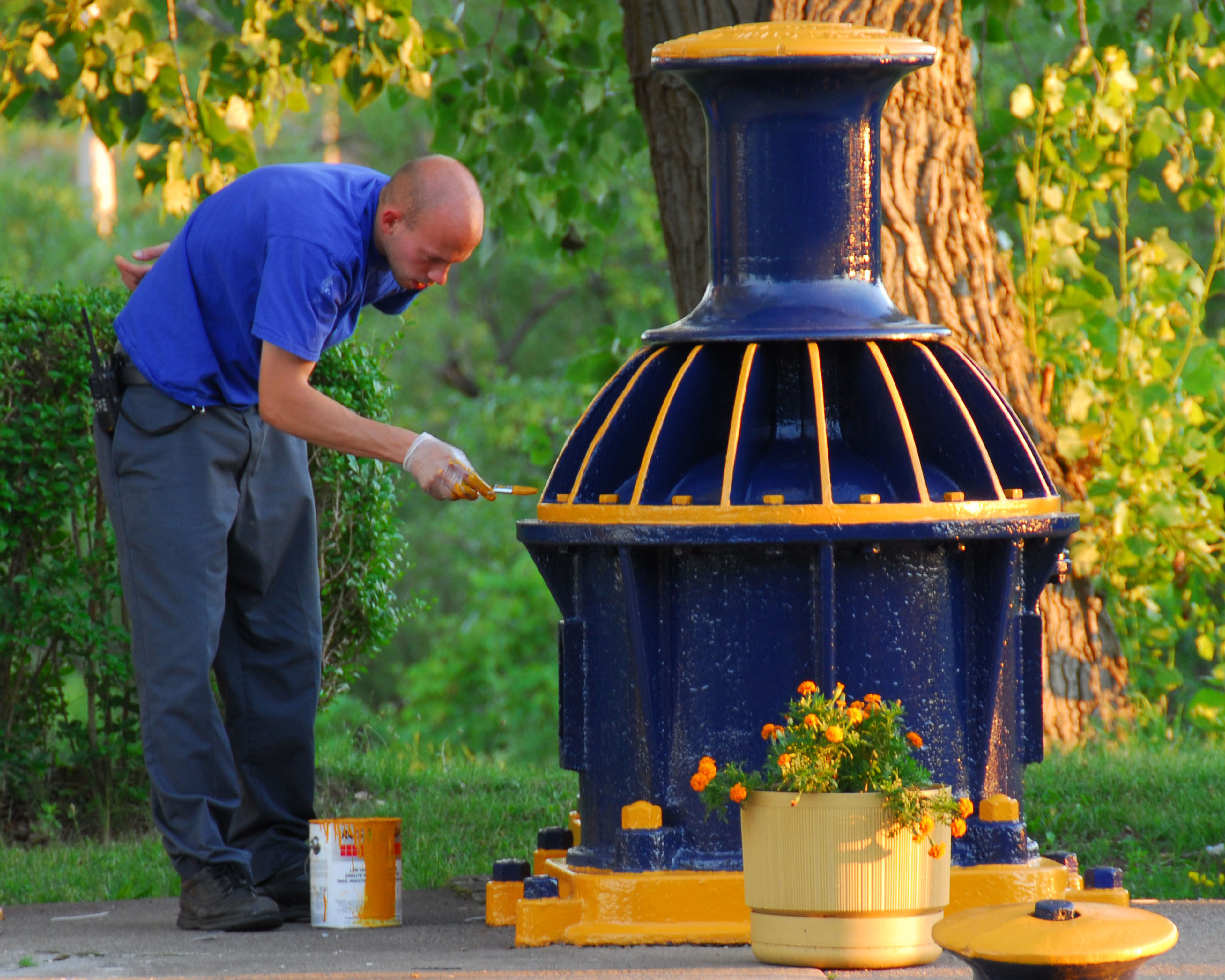 A fresh coat of paint. Photo by Michael R. King.