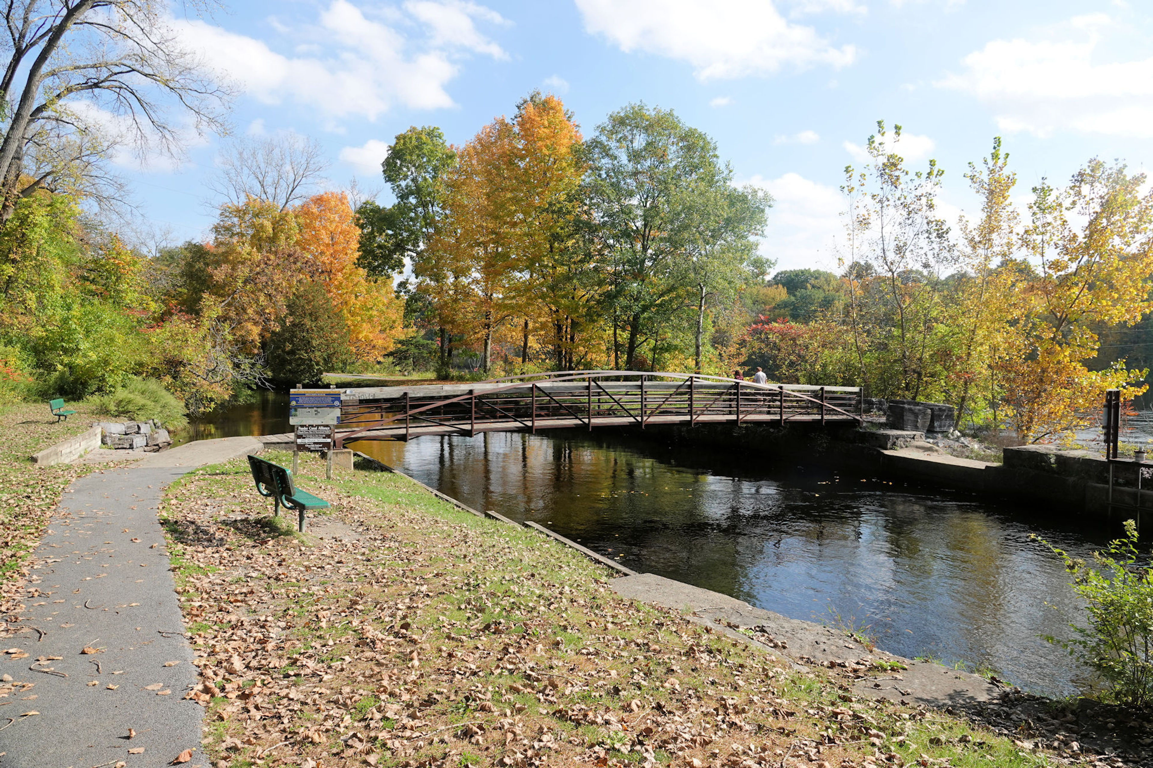 Feeder Canal Towpath Trail - 10-10-2018. Photo by Jim Walla.