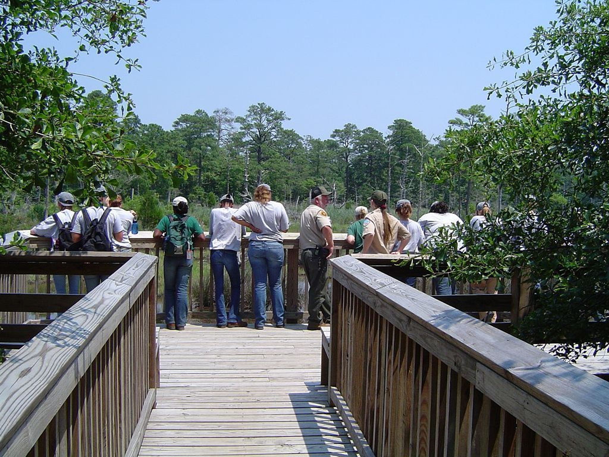 Exploring the park. Photo by Virginia State Parks Staff.