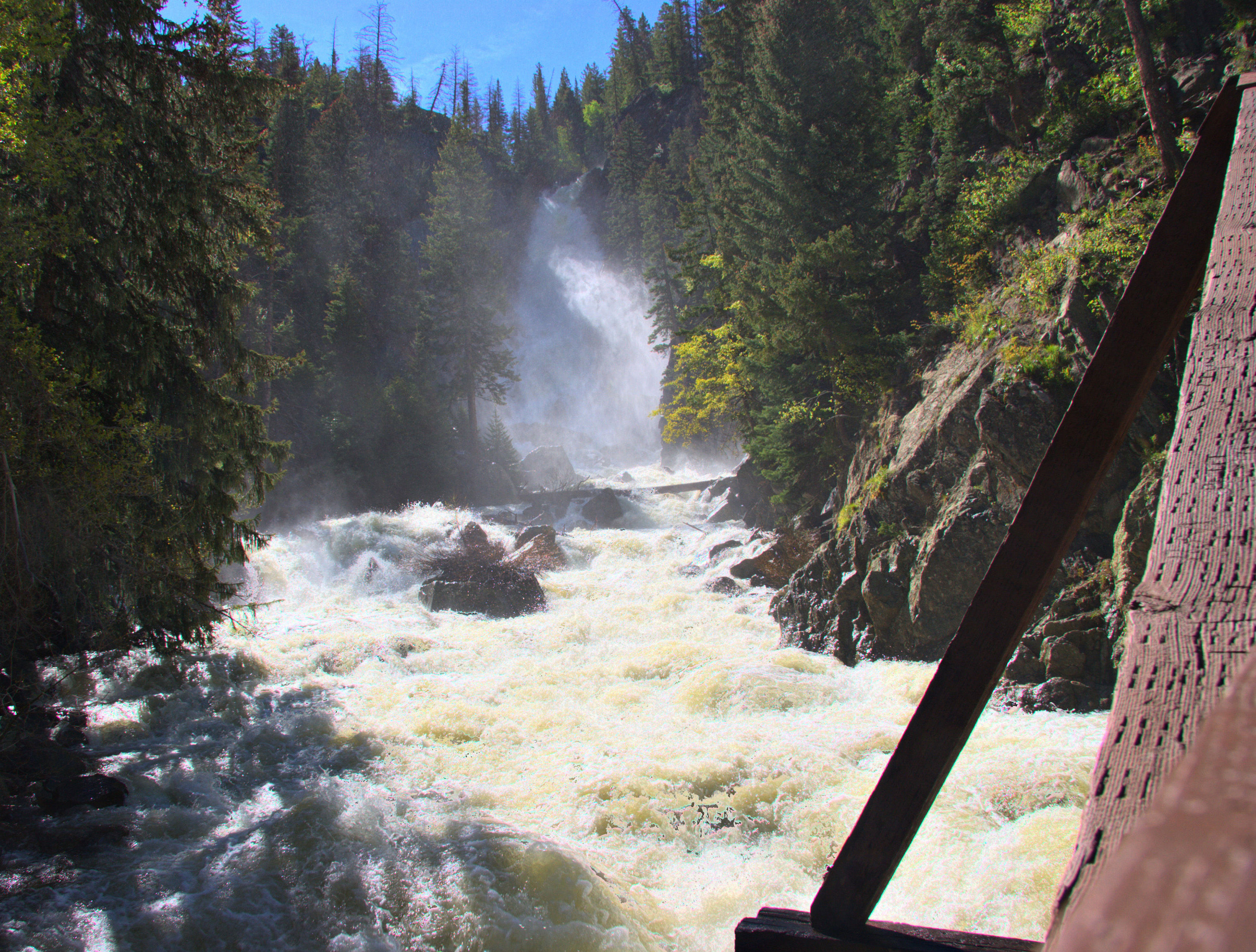 Fish Creek Falls, near Steamboat Springs. Photo by Kimon Berlin.