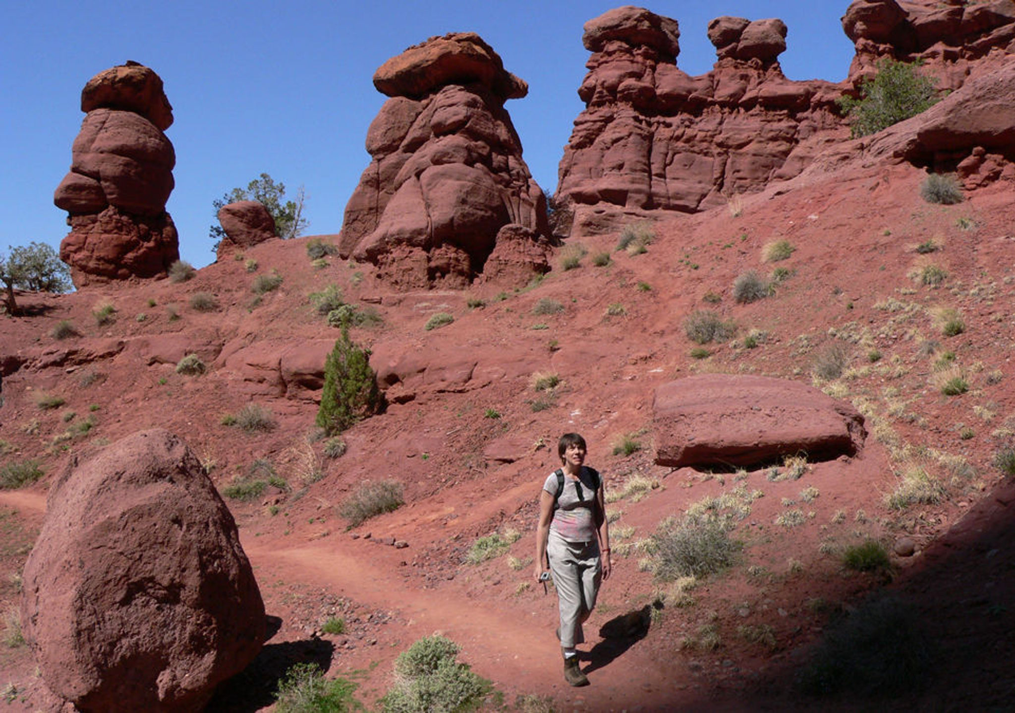 Goblins along the trail. Photo by Stuart Macdonald.