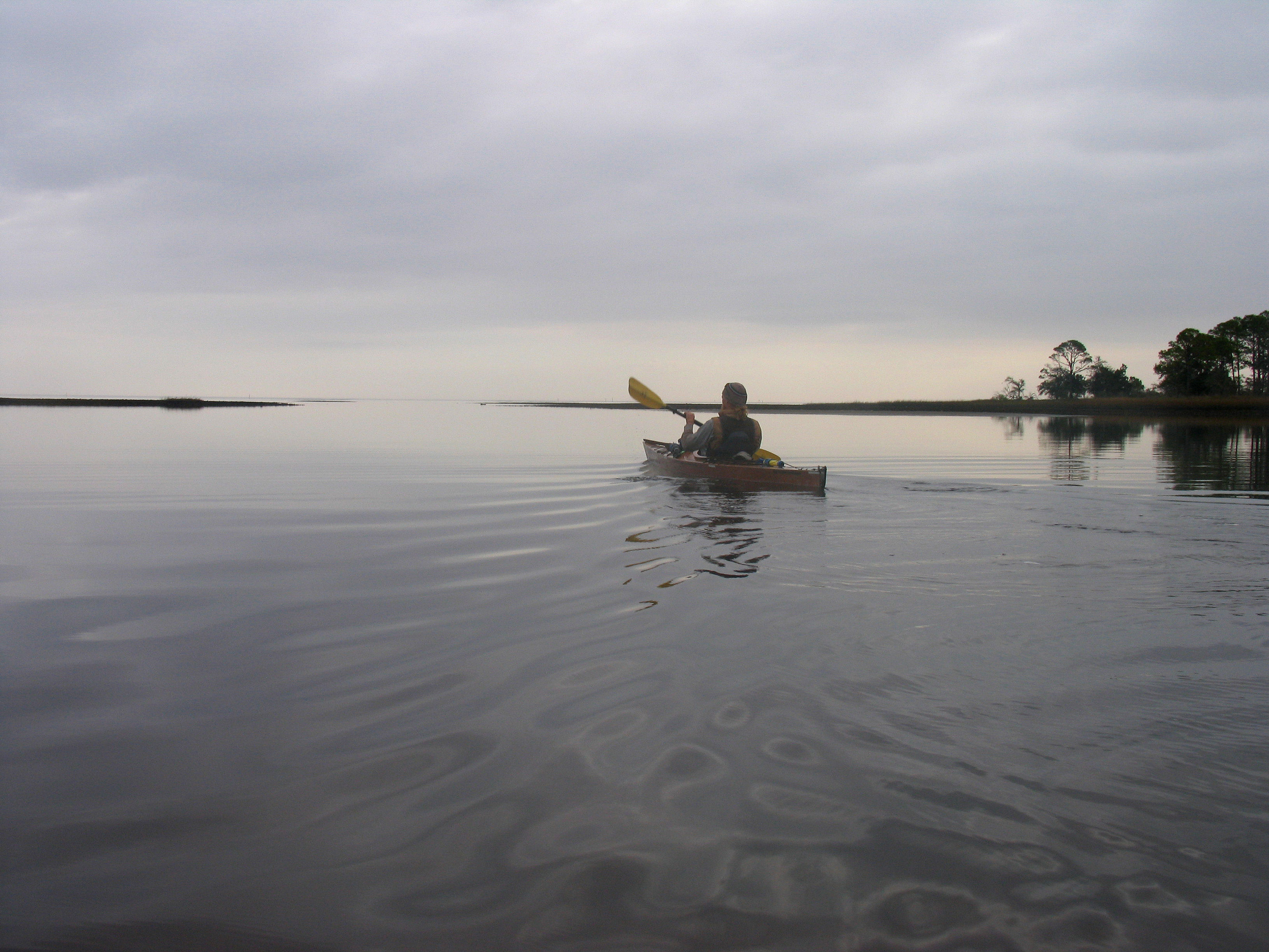 Paddling into Ochlockonee Bay. Photo by Doug Alderson.