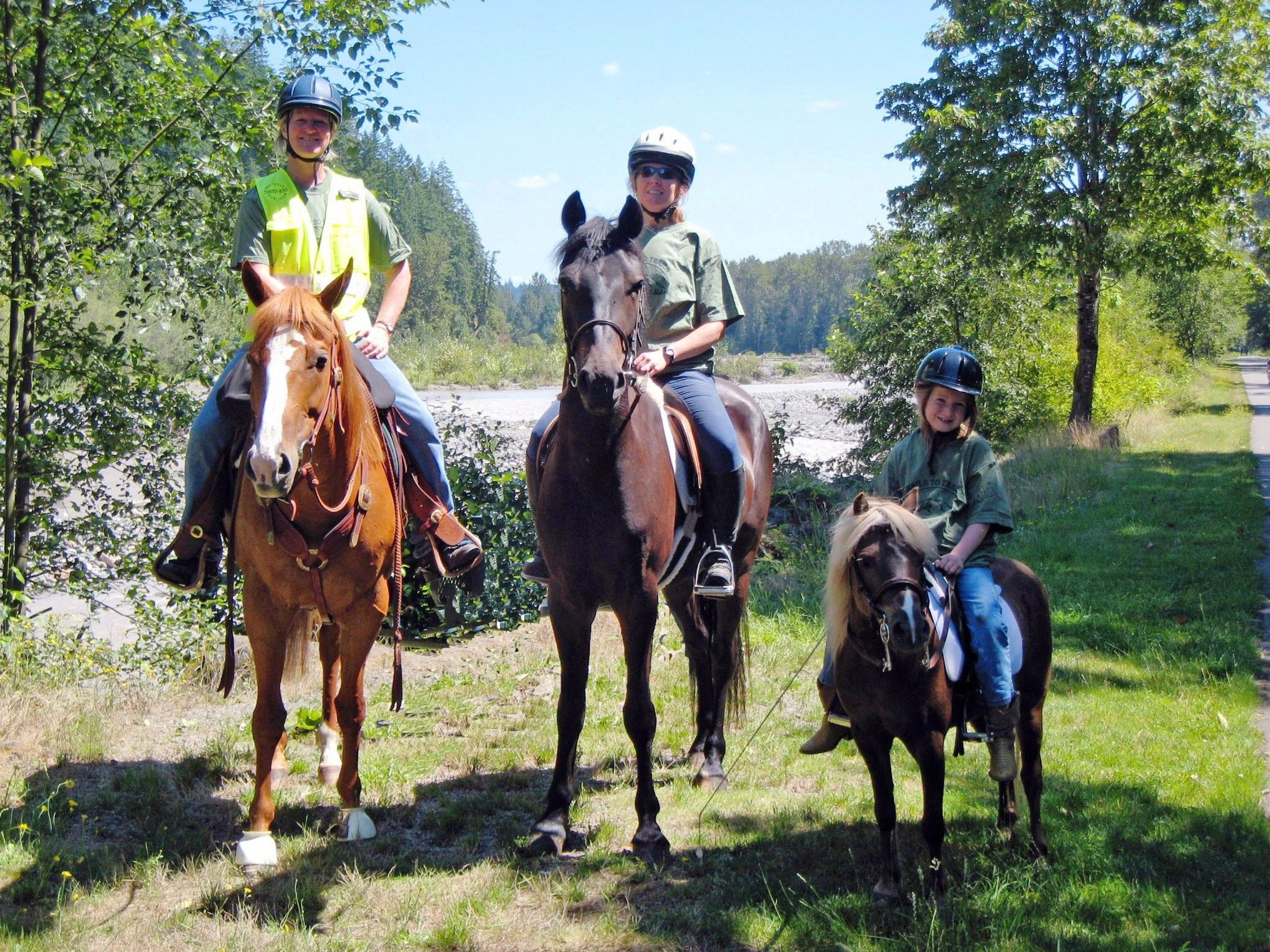 Equestrian safety patrol.