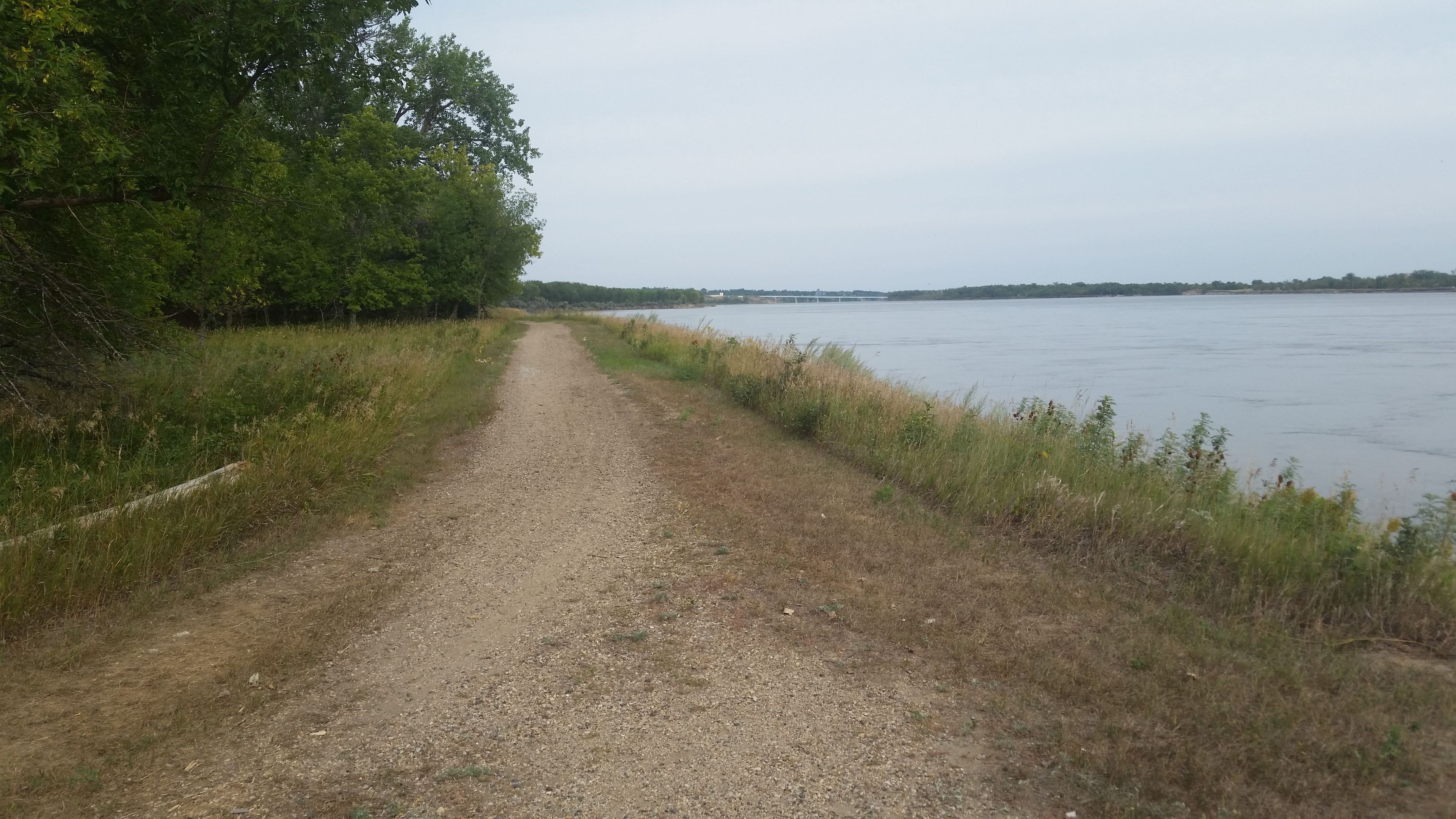 Trail next to river. Photo by Wendy Schmeichel.