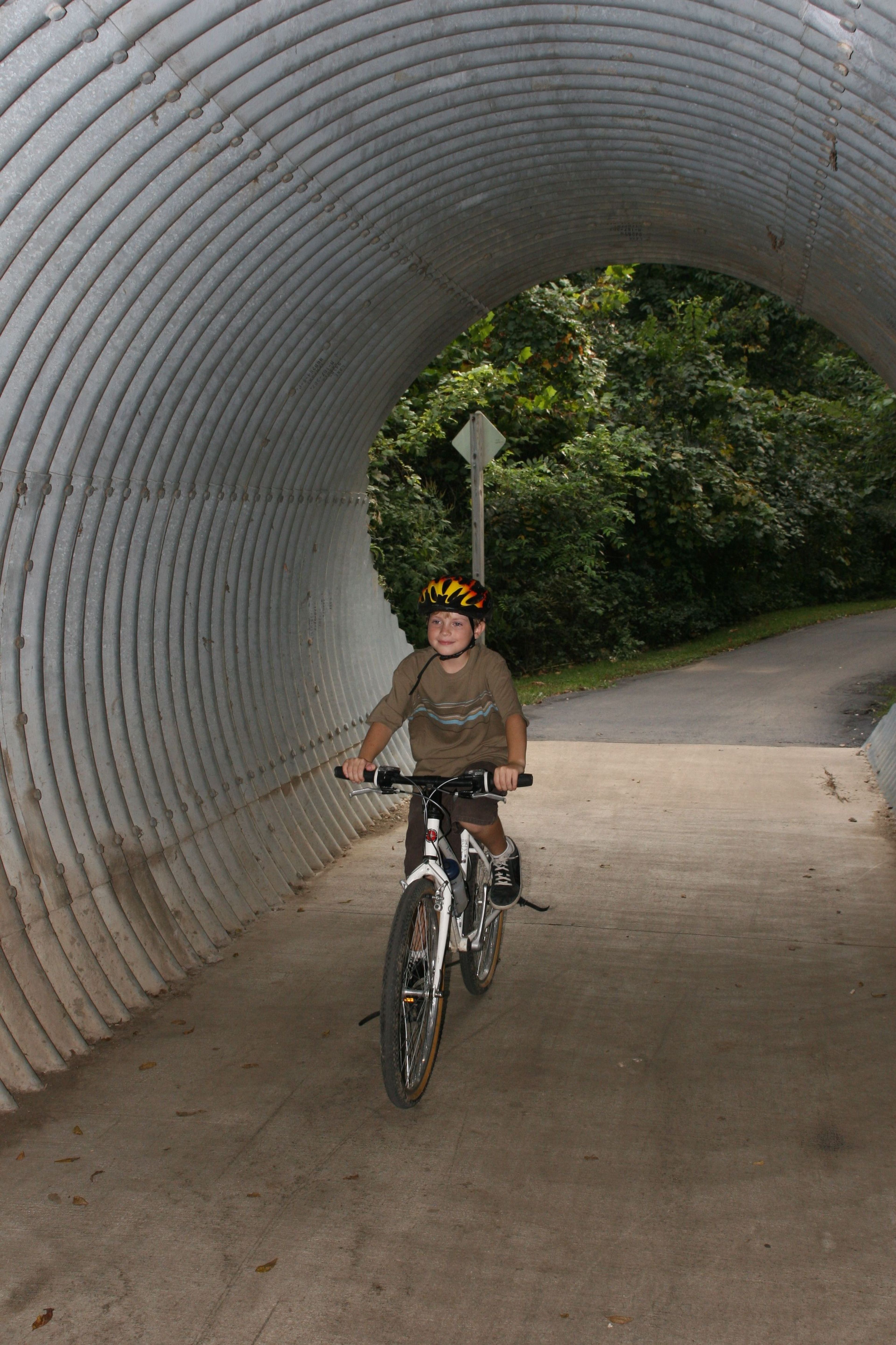 Bike tunnel. Photo by Bill Maasen.