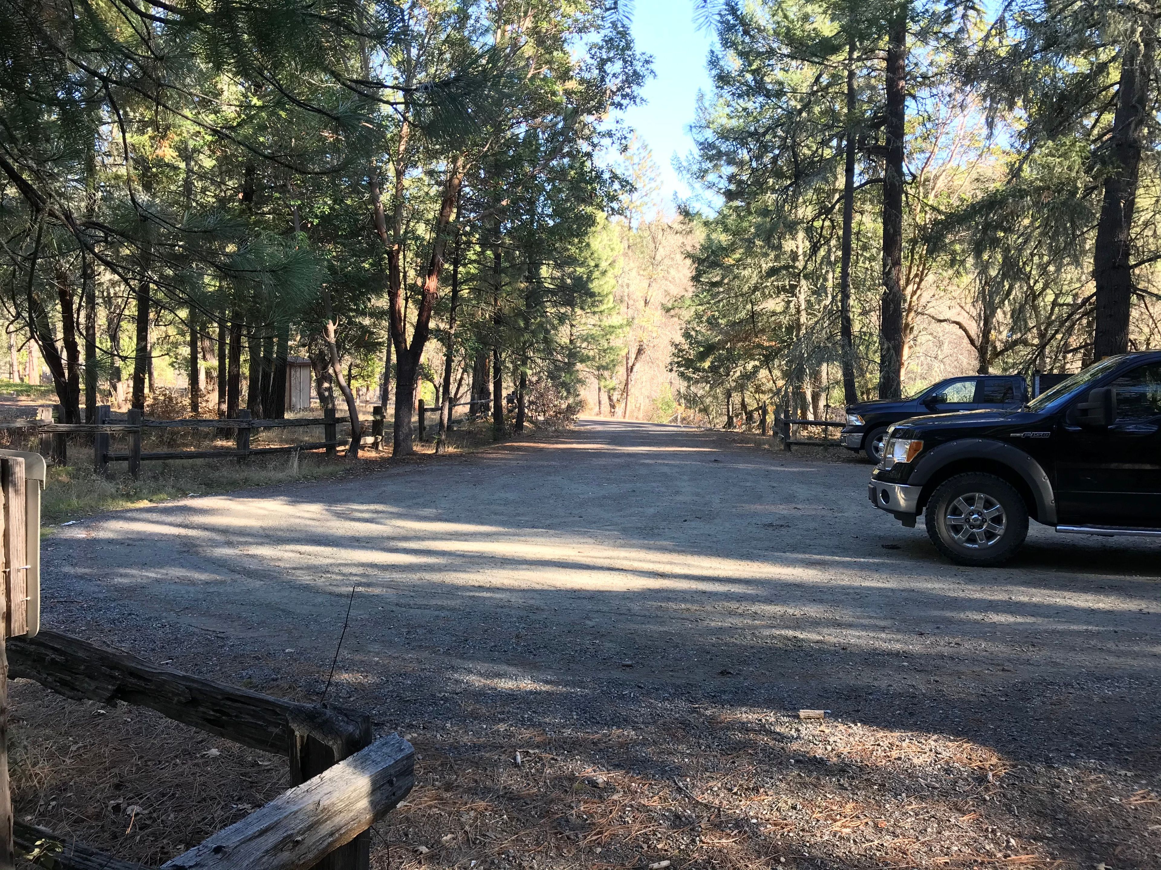 Parking Area. Photo by Pam Riches.