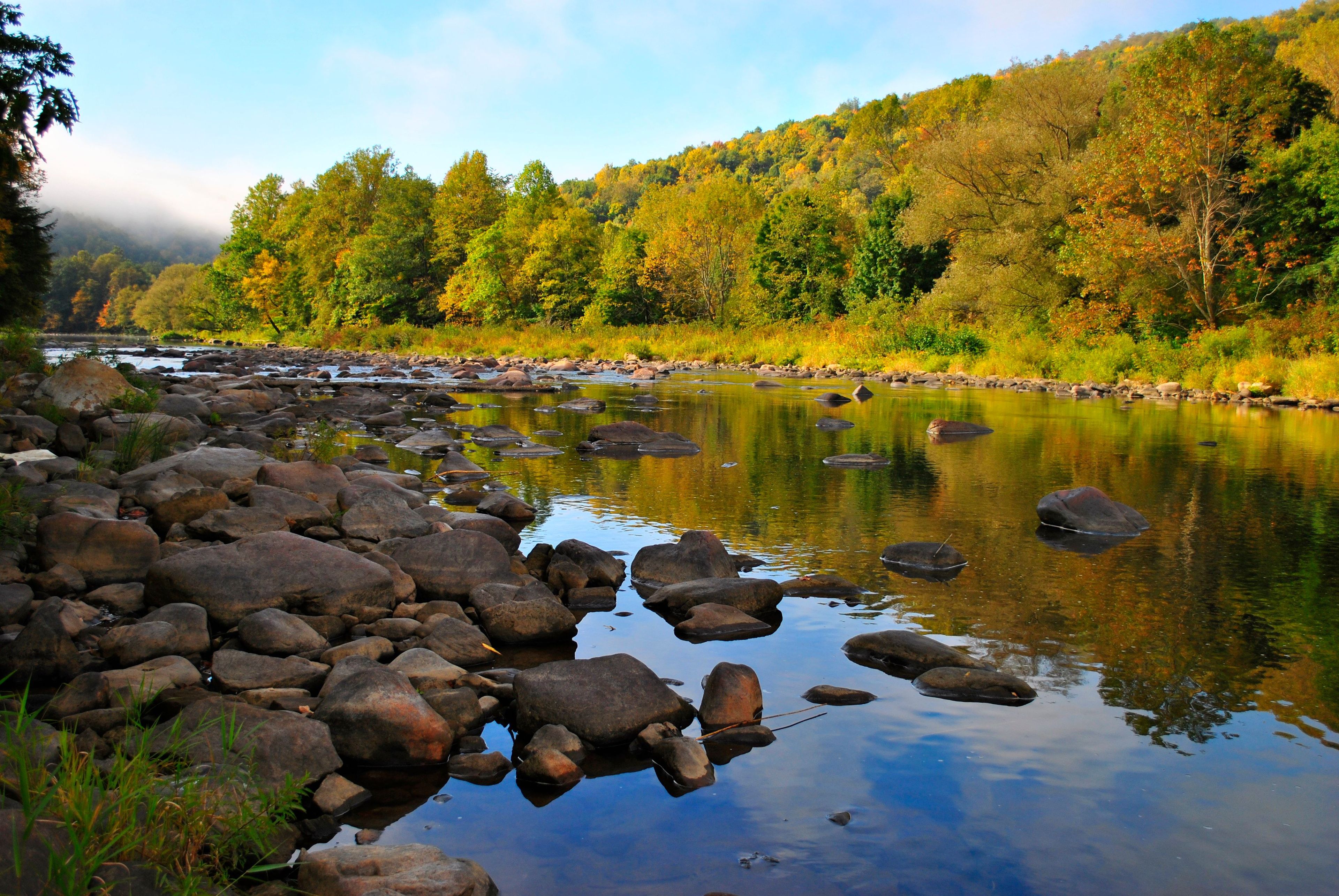 View of the Casselman River at Markleton. Photo by Clare Kaczmarek.