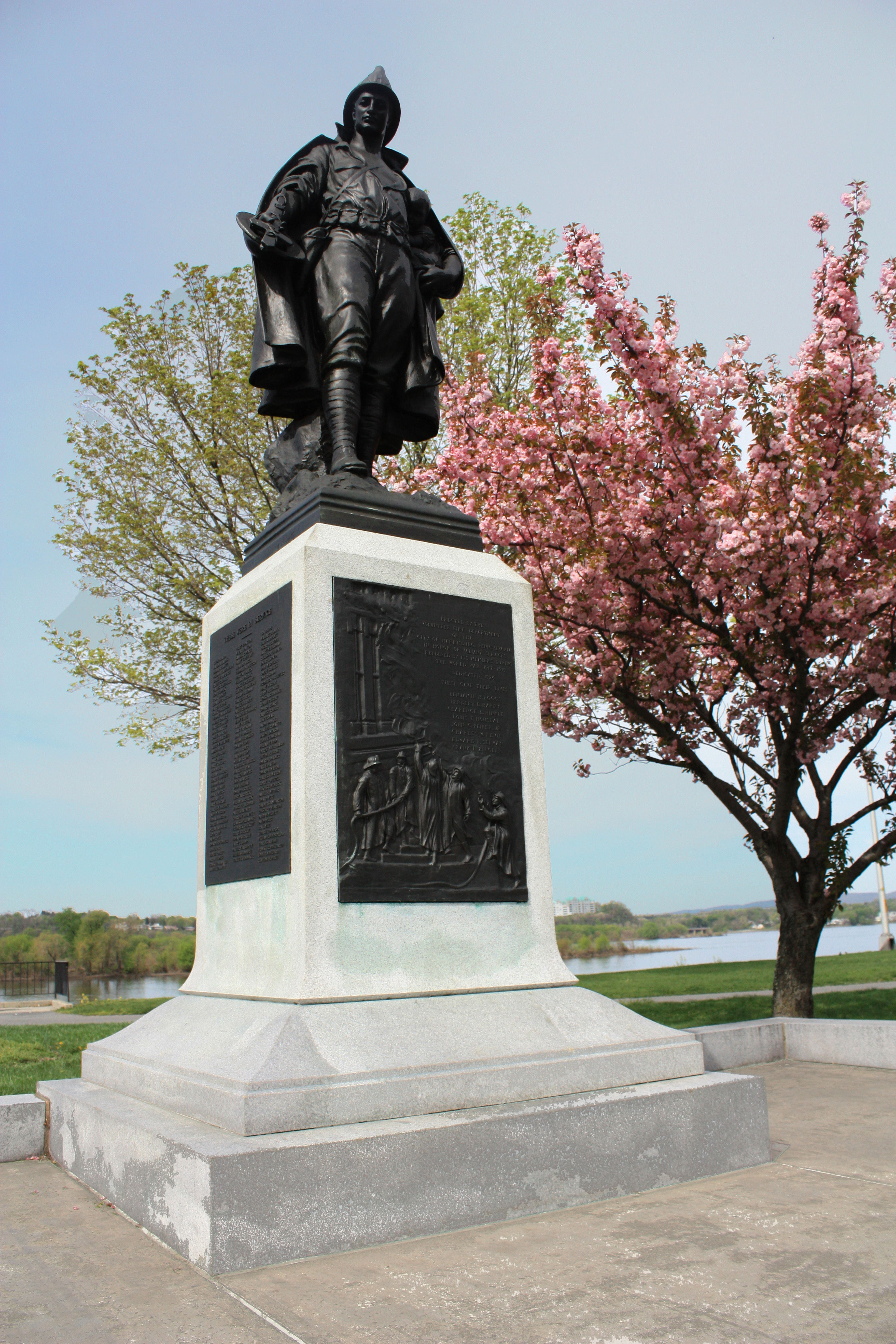 Firemans Memorial. Photo by Milton Neidlinger.