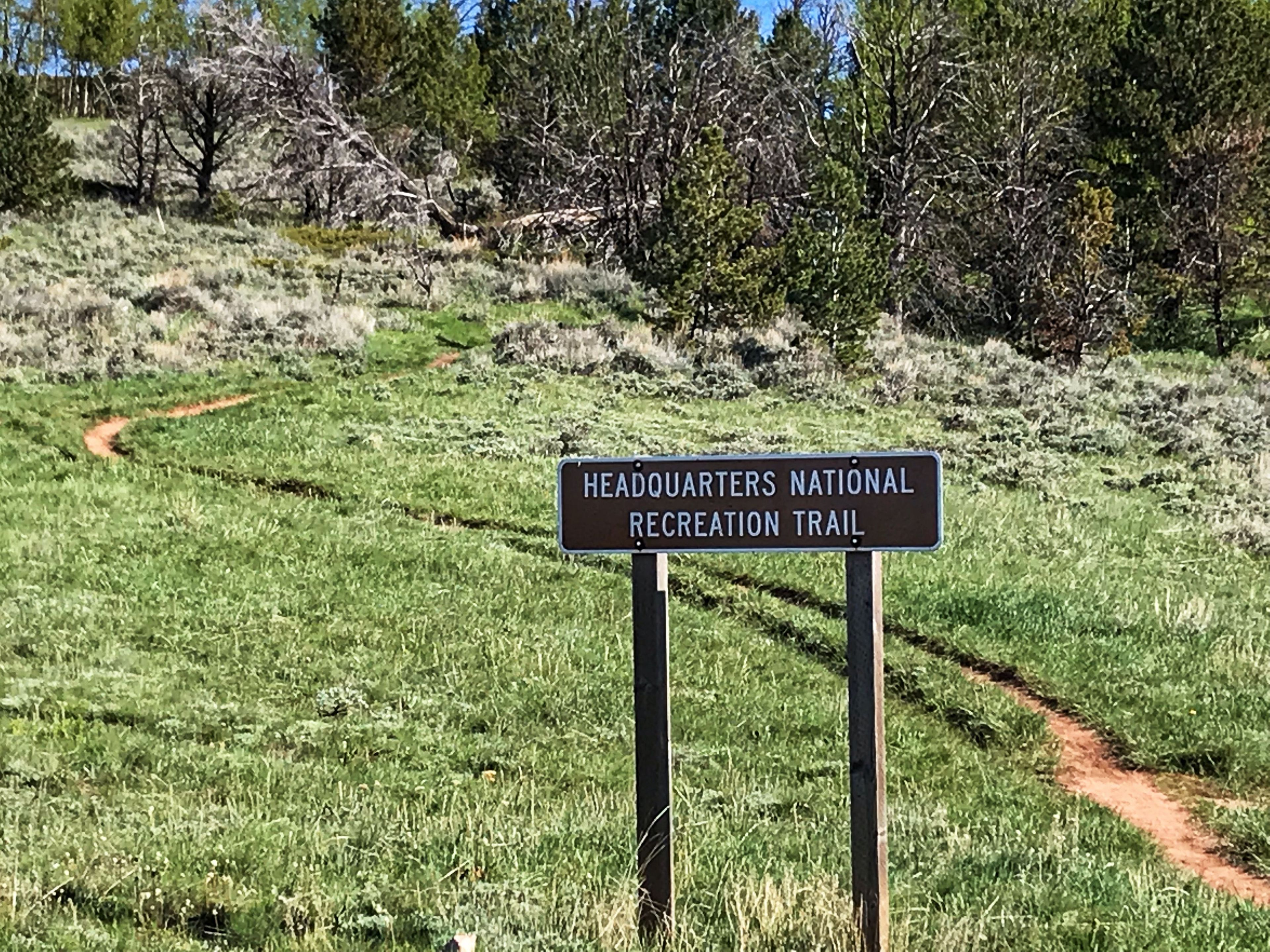 West trailhead. Photo by Pam Riches.