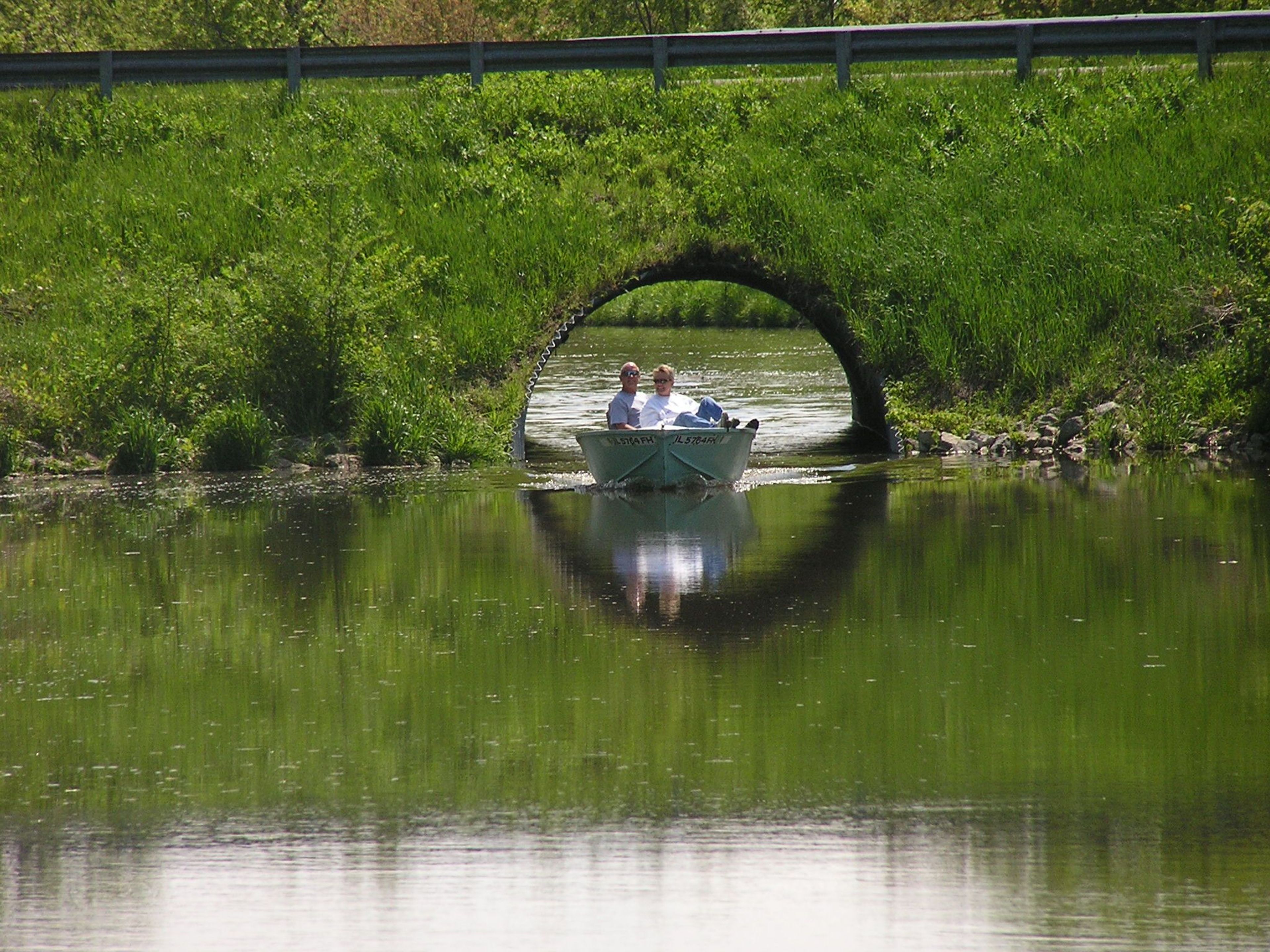 Boaters on the Hennepin Canal. Photo by Ed Herrmann.