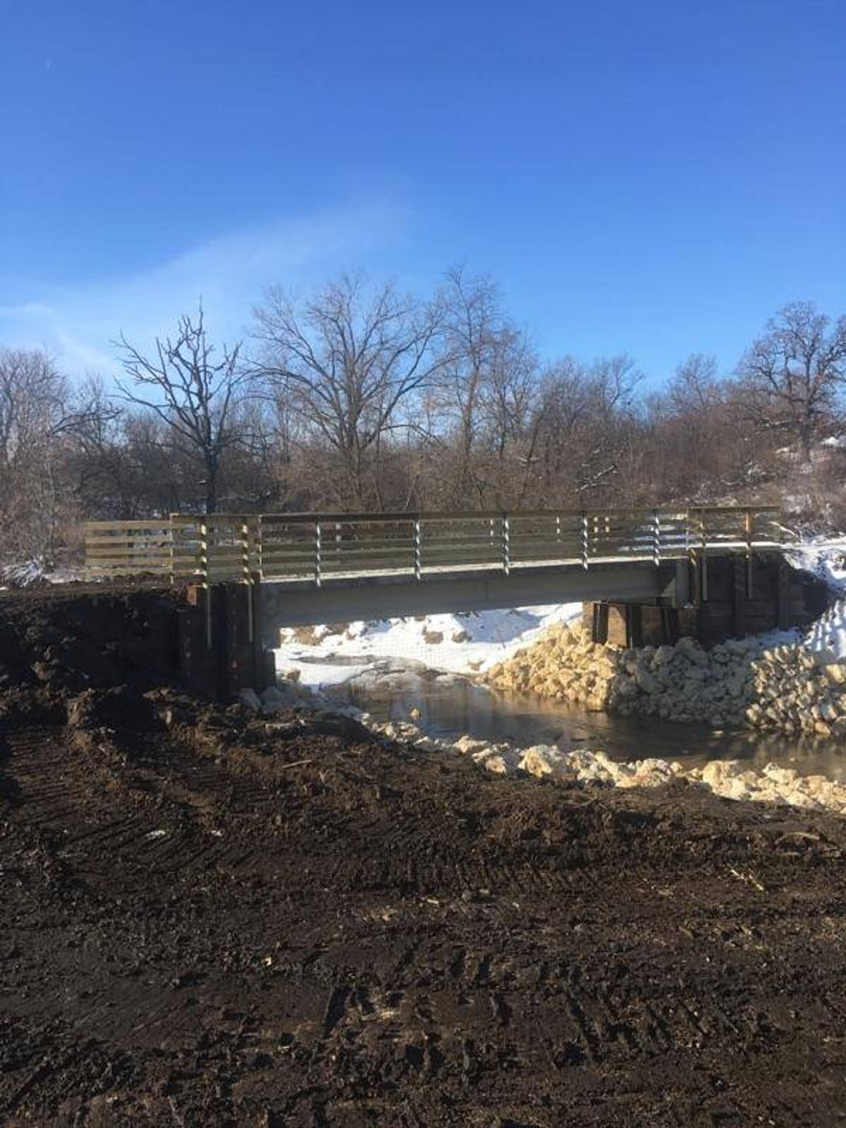 Bridge 29 finished!. Photo by Heritage Trail Dubuque.