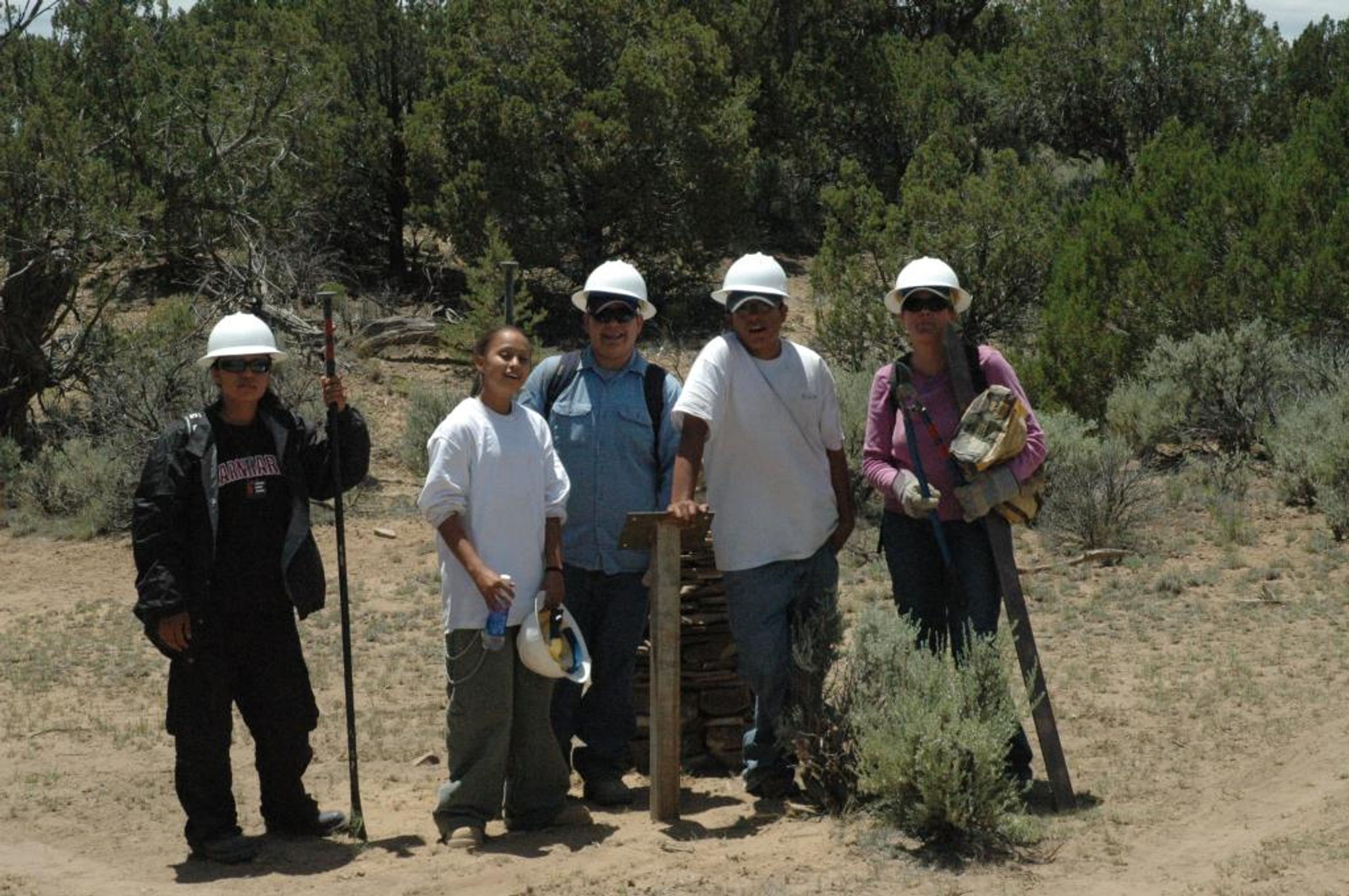 Some of the Gallup-McKinley County Youth Conserv.