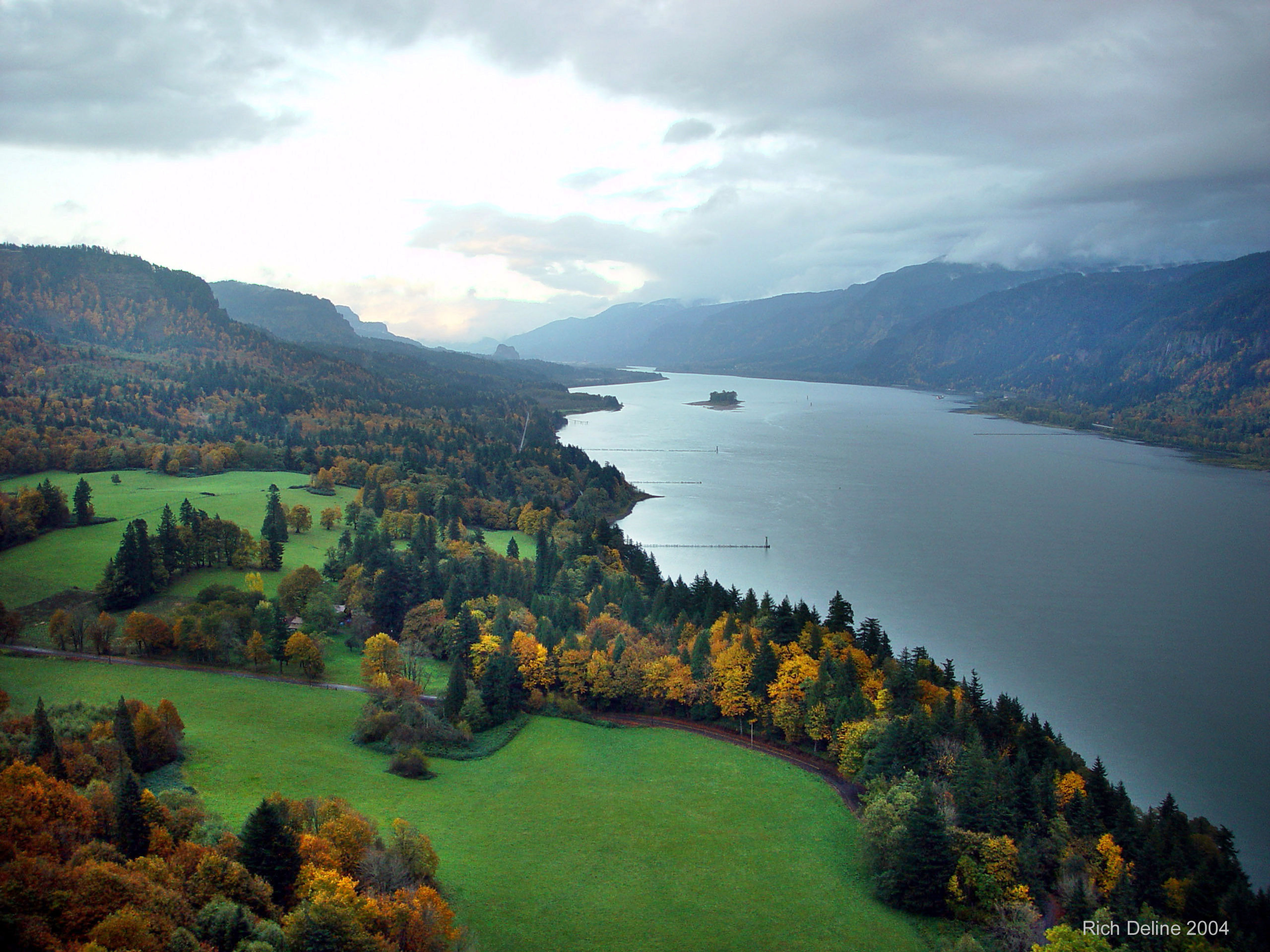 View of NRT taken from Washington side looking easterly from Cape Horn. Photo by Rich Deline.