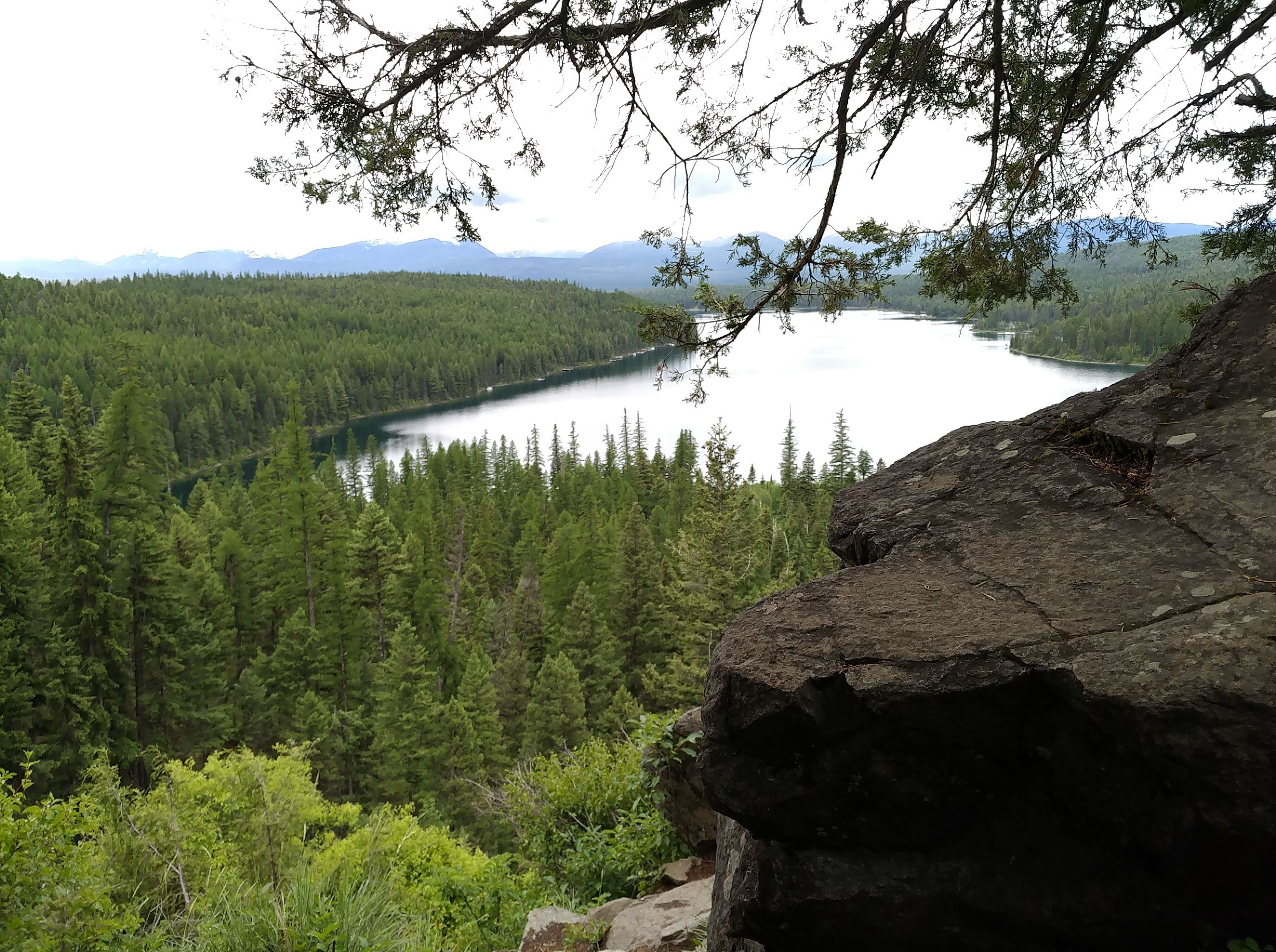 Holland Lake view from Holland falls. Photo by Kasie Haack.