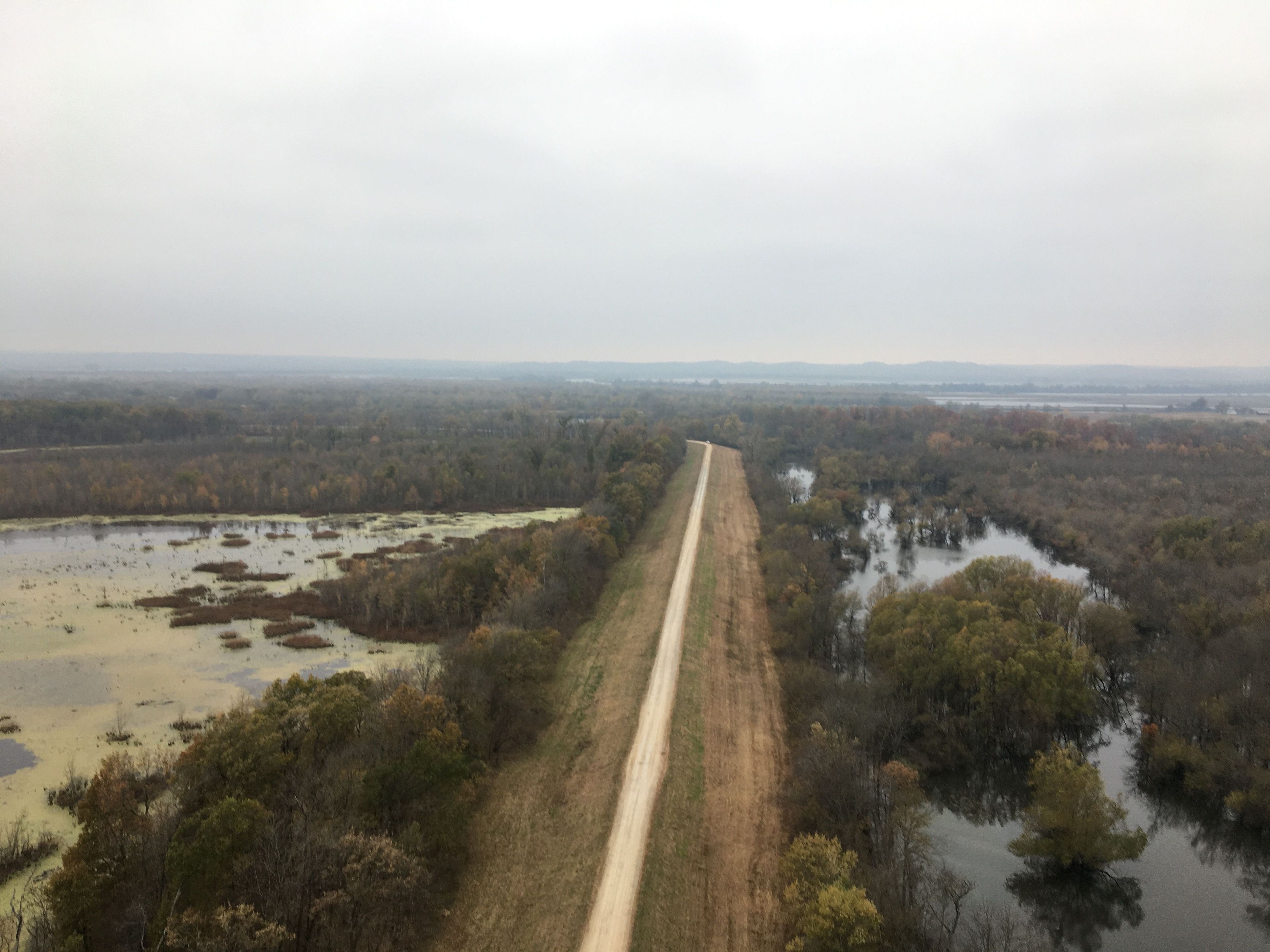 Inspiration Point offers panoramic views of the Mississippi River Valley. Photo by Donna Kridelbaugh.