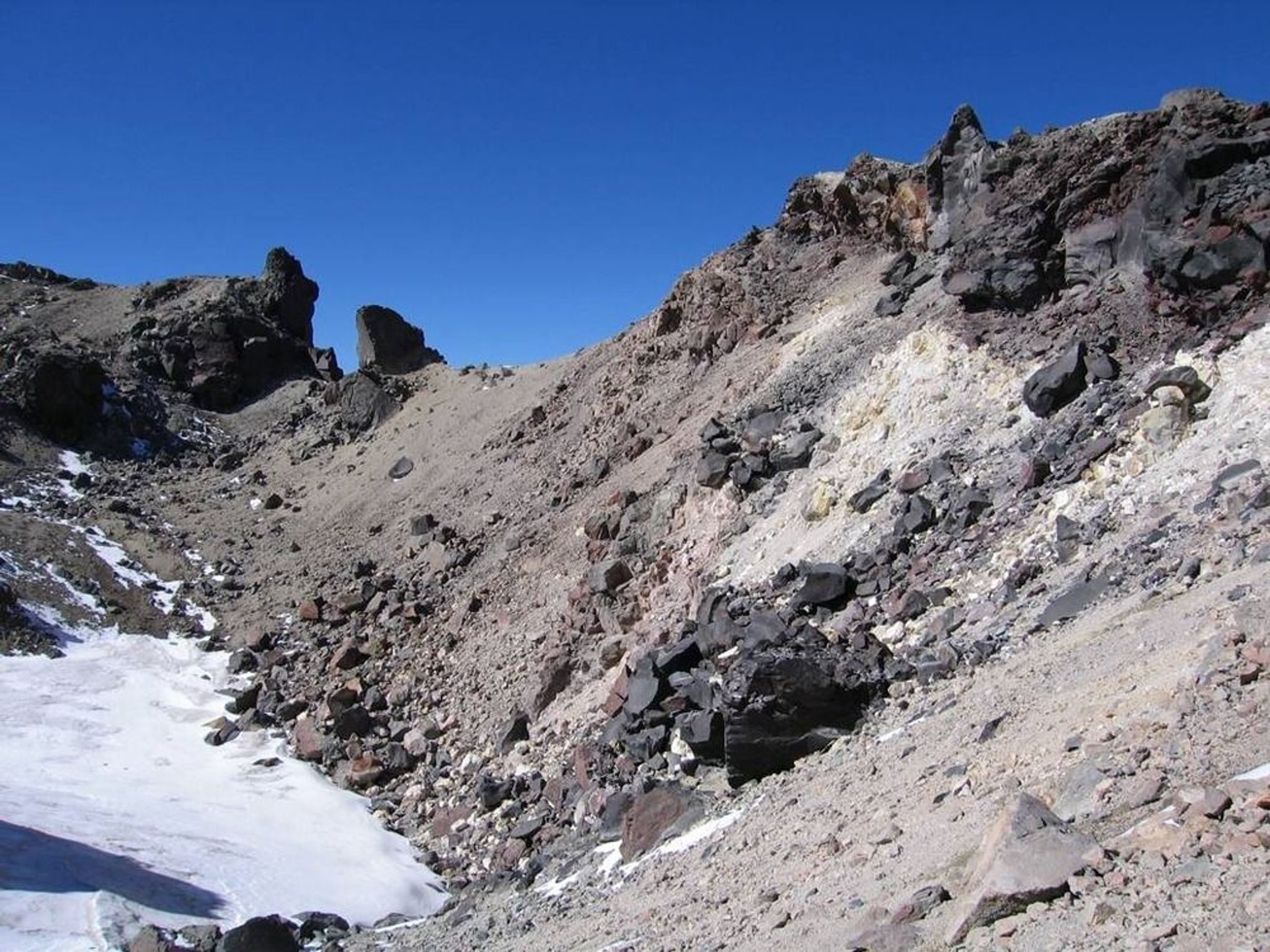 Crater on Lassen Peak Trail. Photo by NPS.