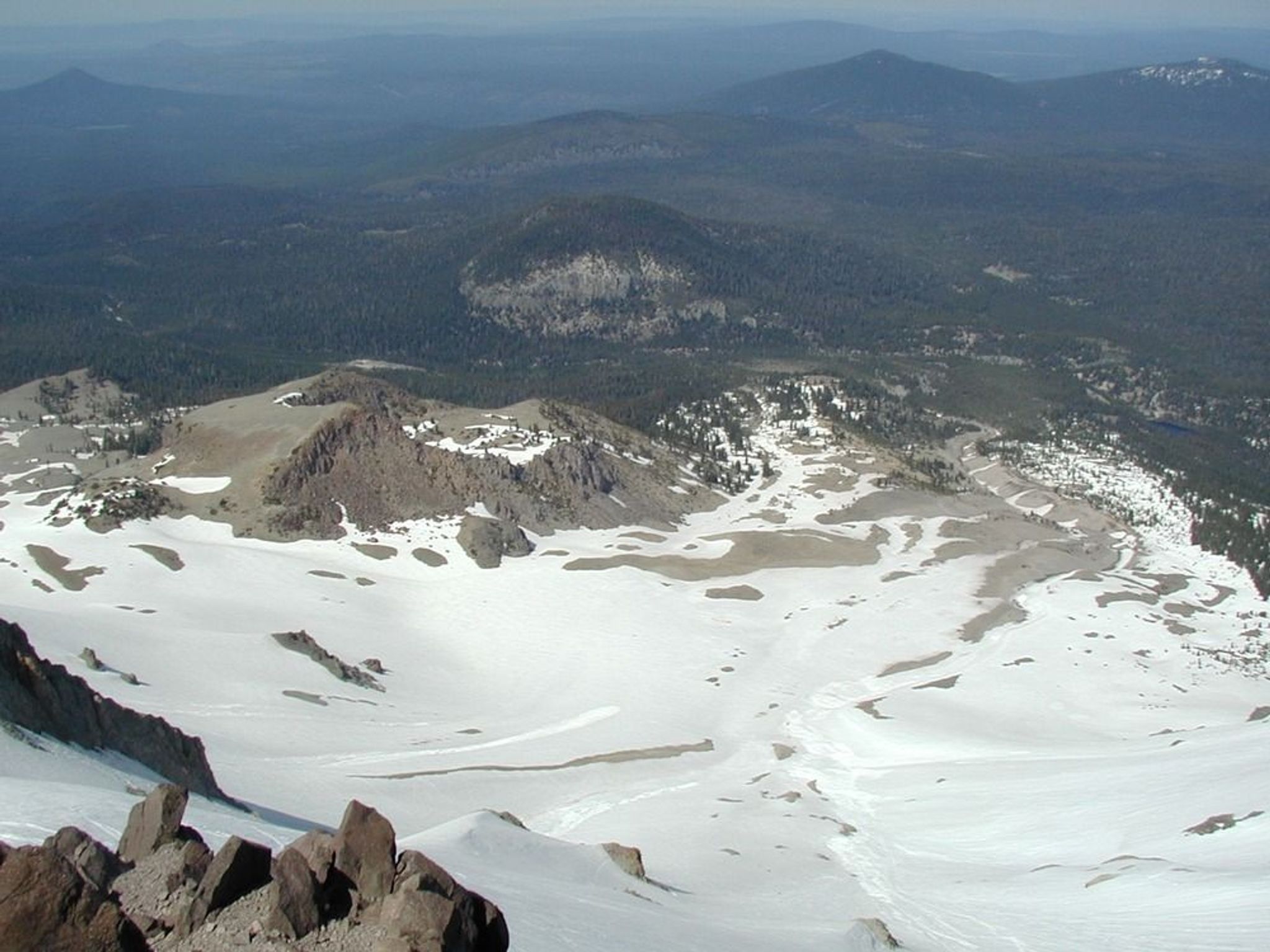 View of the Devastated Area from Lassen Peak. Photo by NPS.