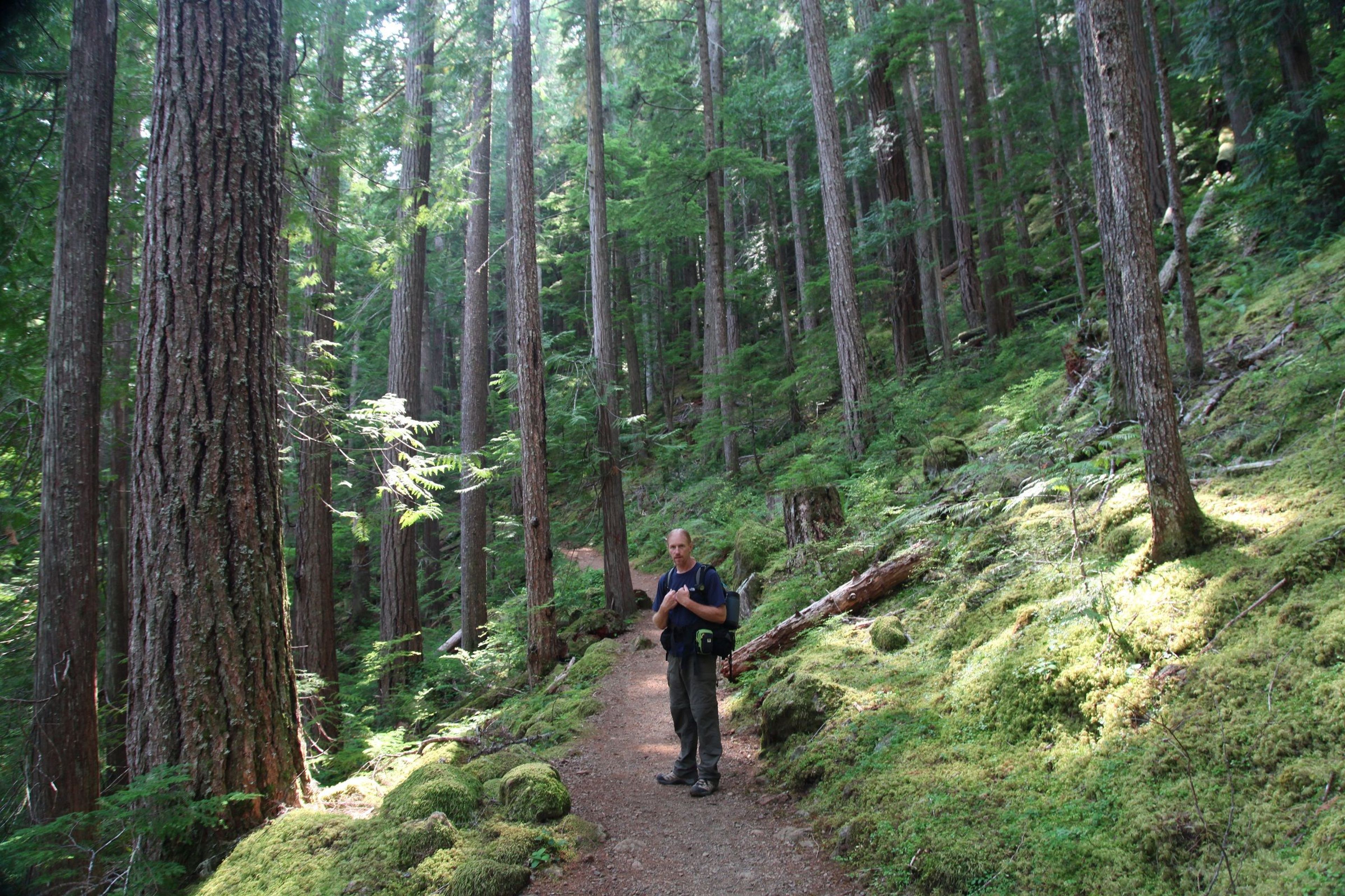 Hiking on Lena Lake National Recreation Trail. Photo by Nikki Yancey.