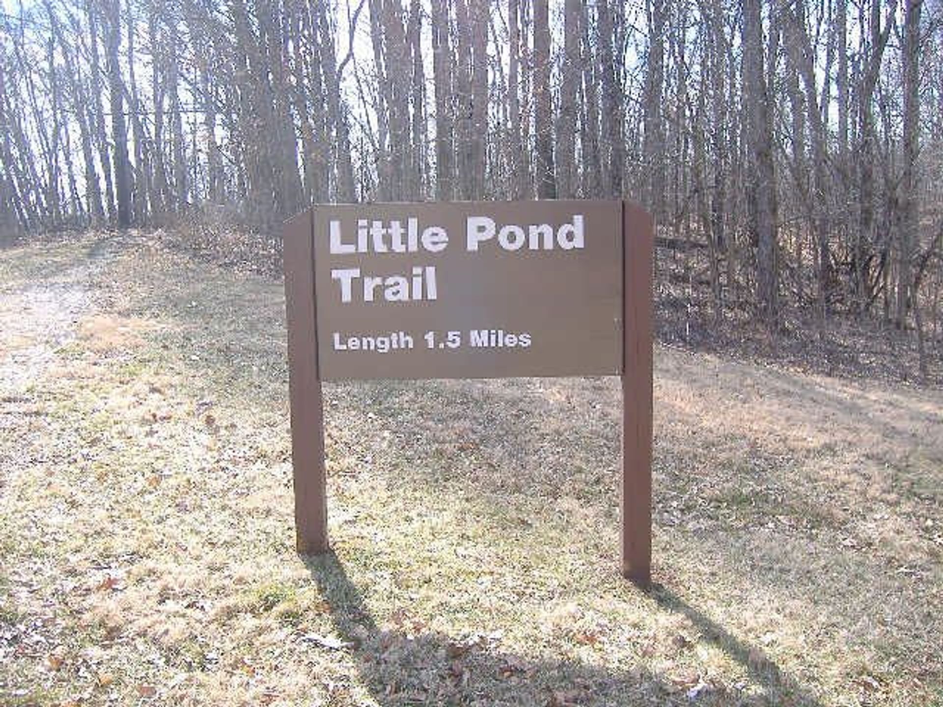 Little Pond Trail sign. Photo by Aesopposea wiki.