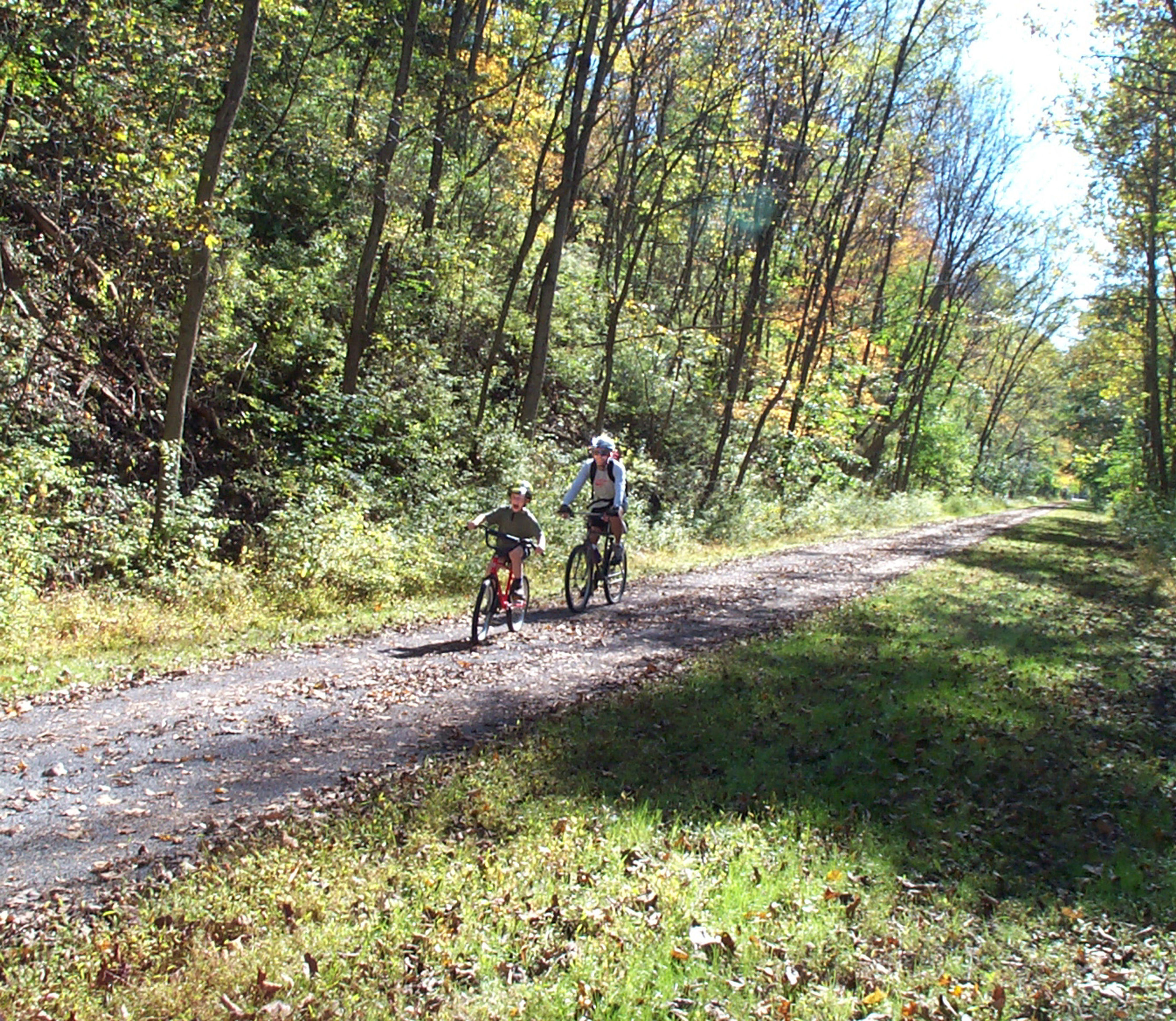 Family fun on the trail.