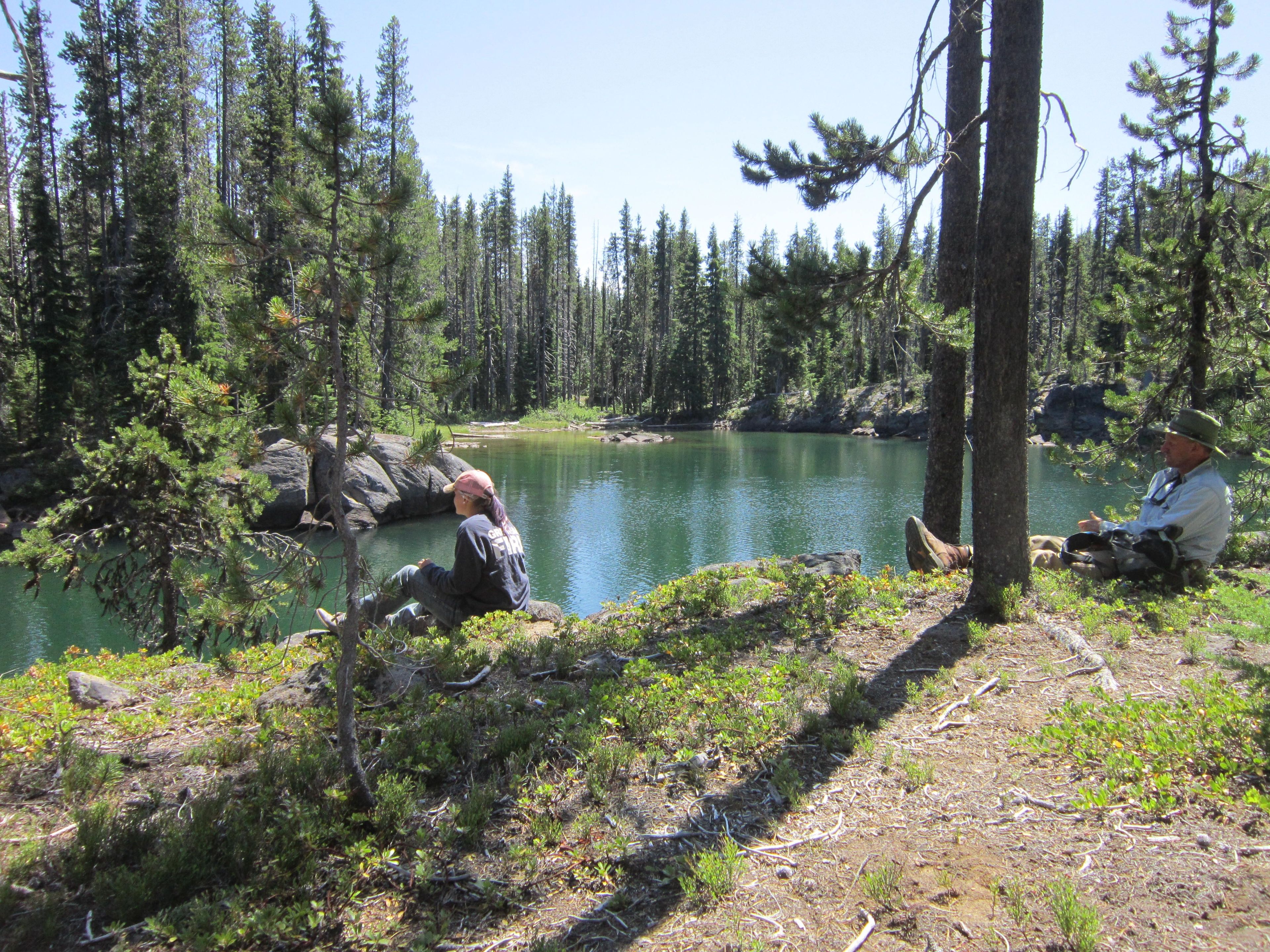 East Cascade Back Country Horsemen trail clearing volunteers. Photo by Linda Thomas.