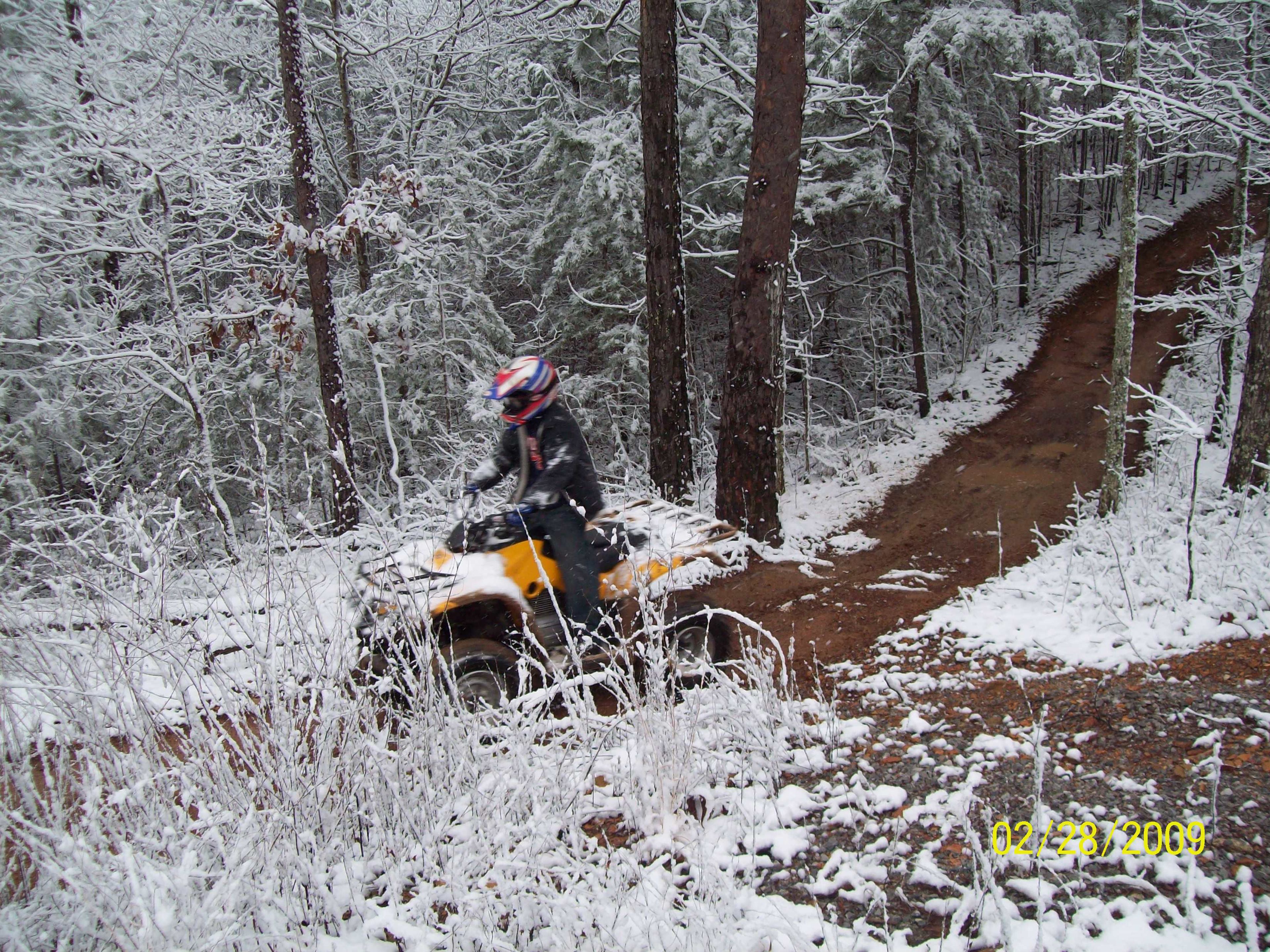 Minooka in snow. Photo by Mark Alexander.