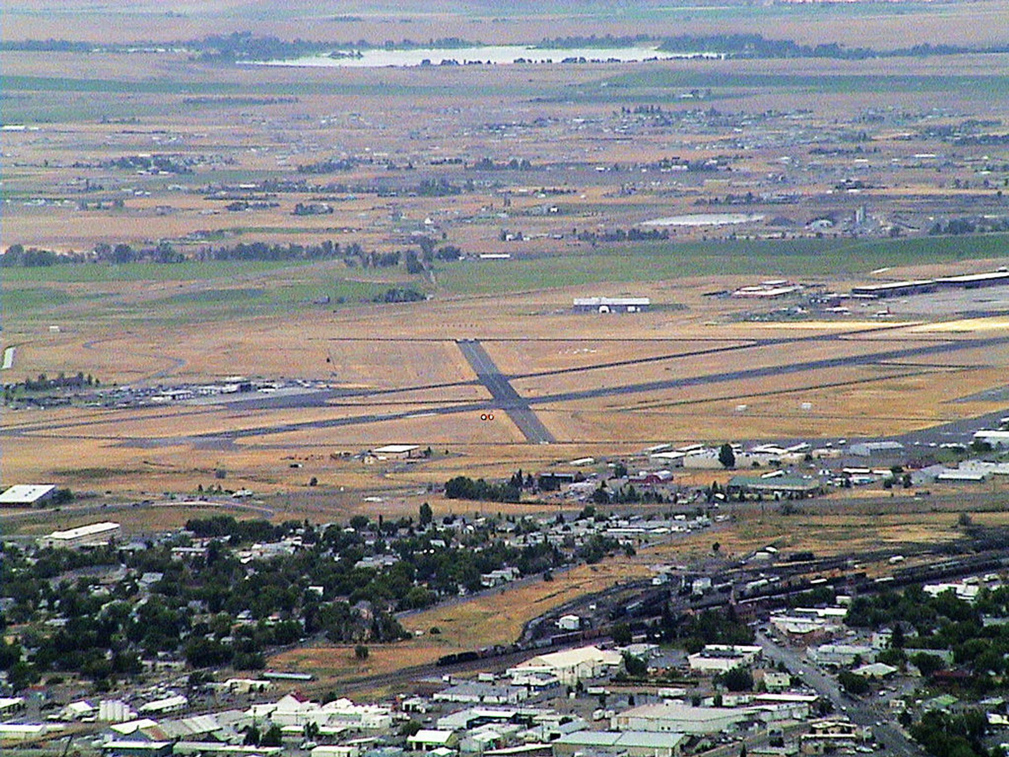 Mt. Helena Airport from Mt. Helena. Photo by RCraig09 wiki.